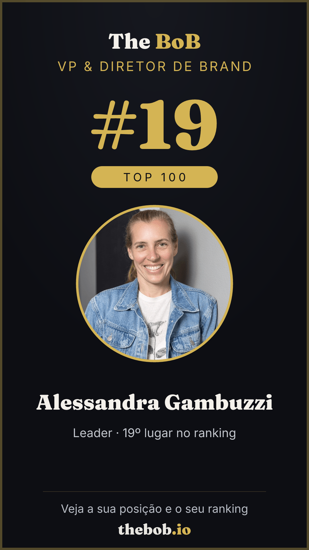 Selo The BoB · Alessandra Gambuzzi