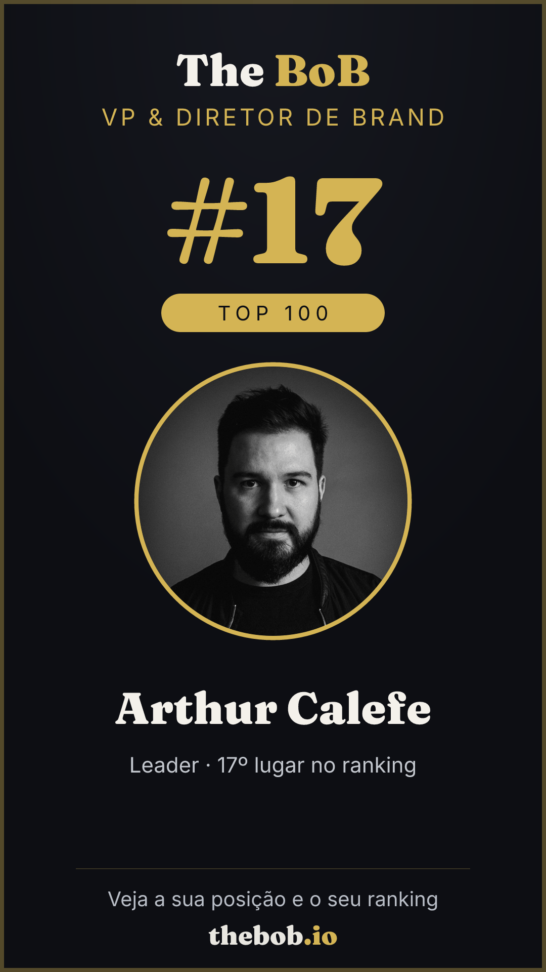 Selo The BoB · Arthur Calefe