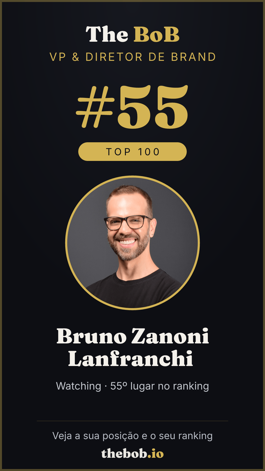 Selo The BoB · Bruno Zanoni Lanfranchi ️‍