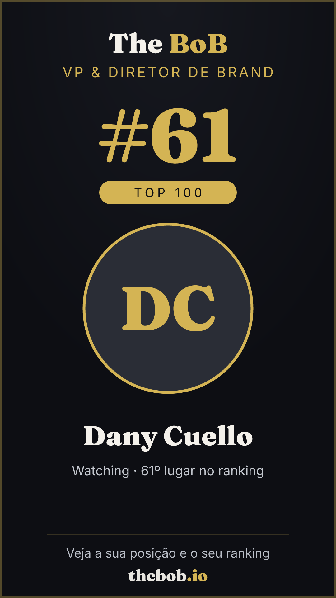 Selo The BoB · Dany Cuello