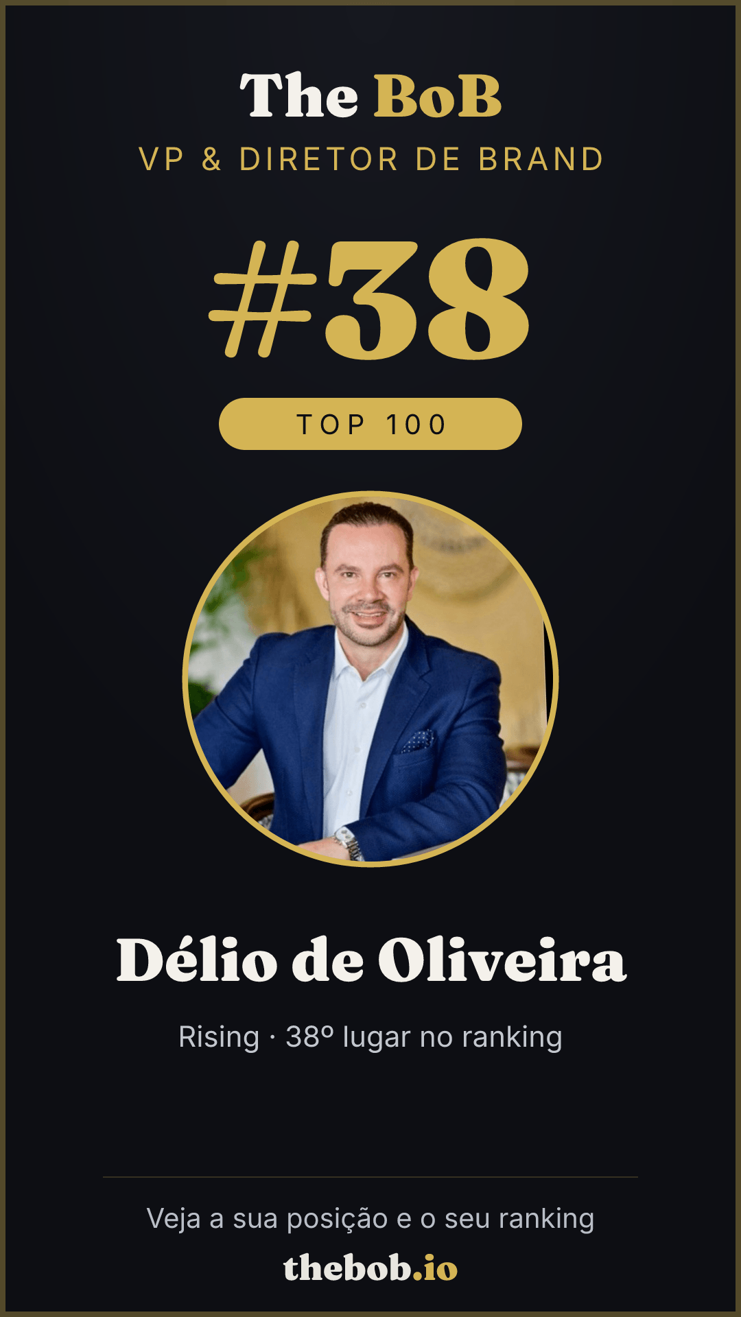 Selo The BoB · Délio de Oliveira