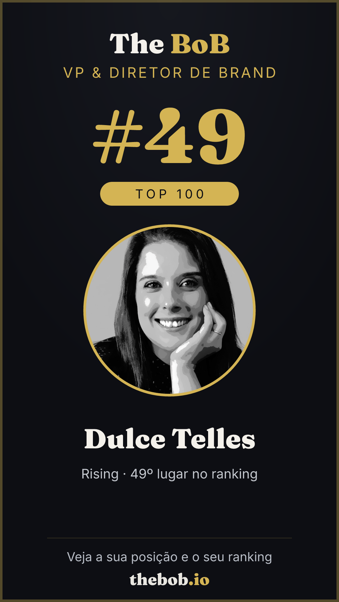 Selo The BoB · Dulce Telles