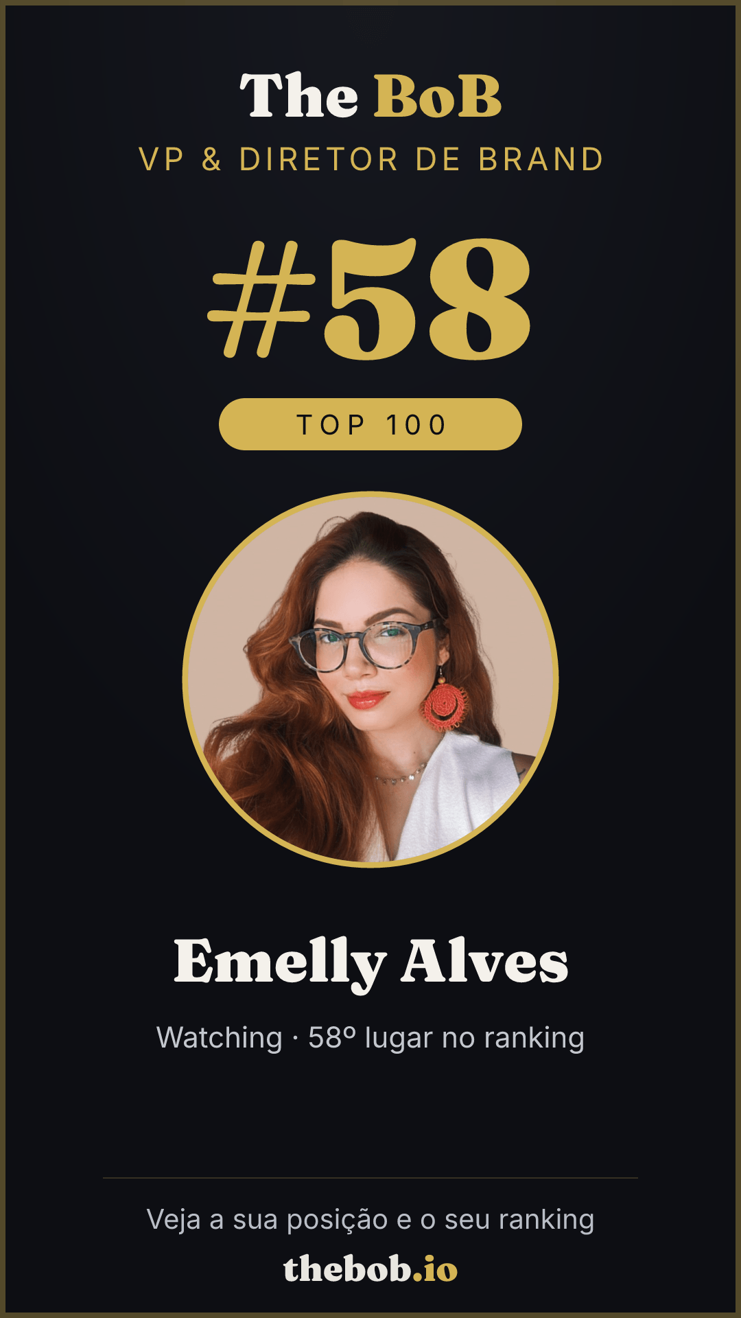 Selo The BoB · Emelly Alves