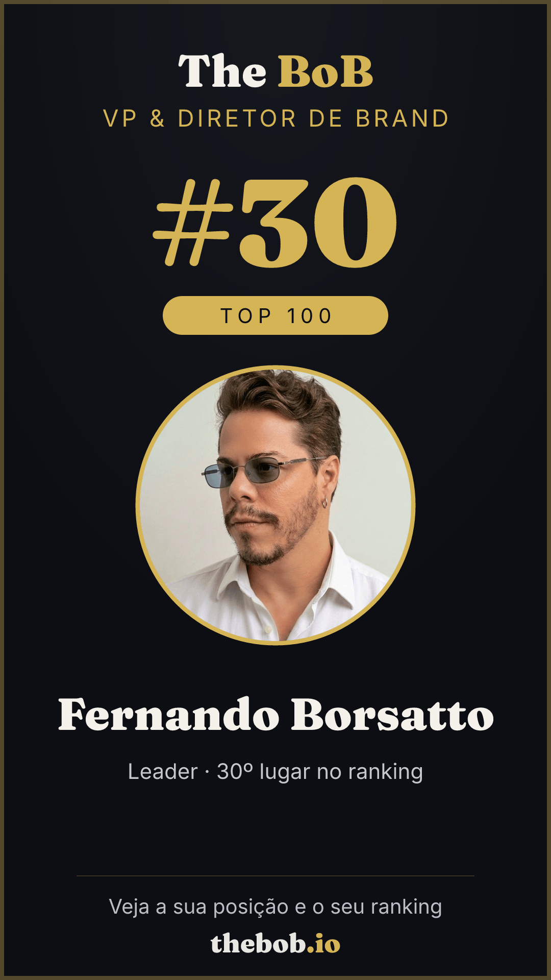 Selo The BoB · Fernando Borsatto