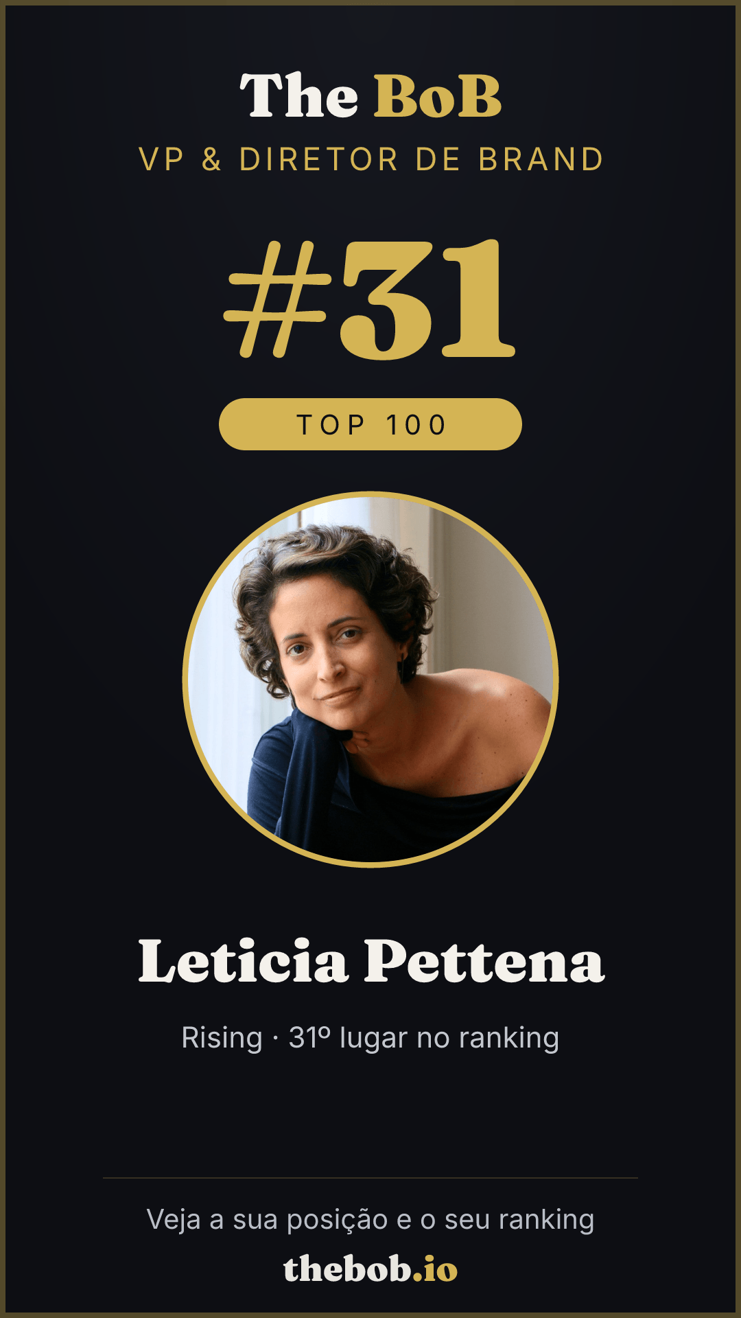 Selo The BoB · Leticia Pettena