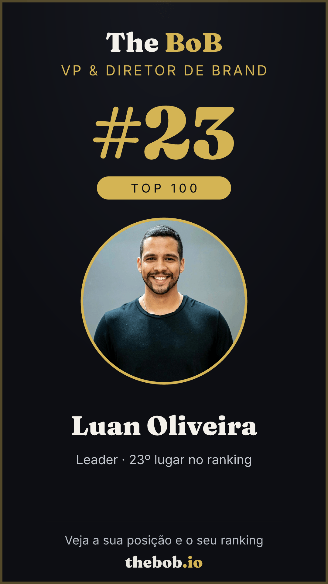 Selo The BoB · Luan Oliveira