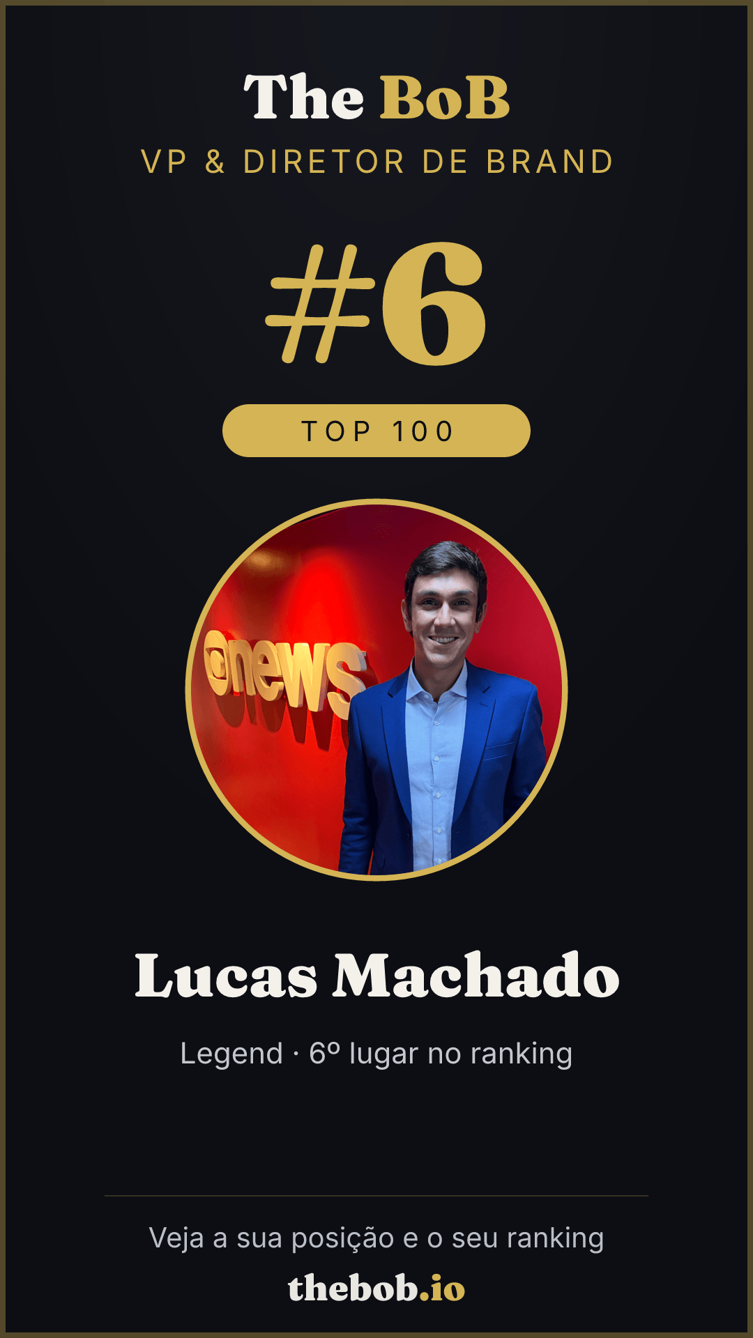 Selo The BoB · Lucas Machado