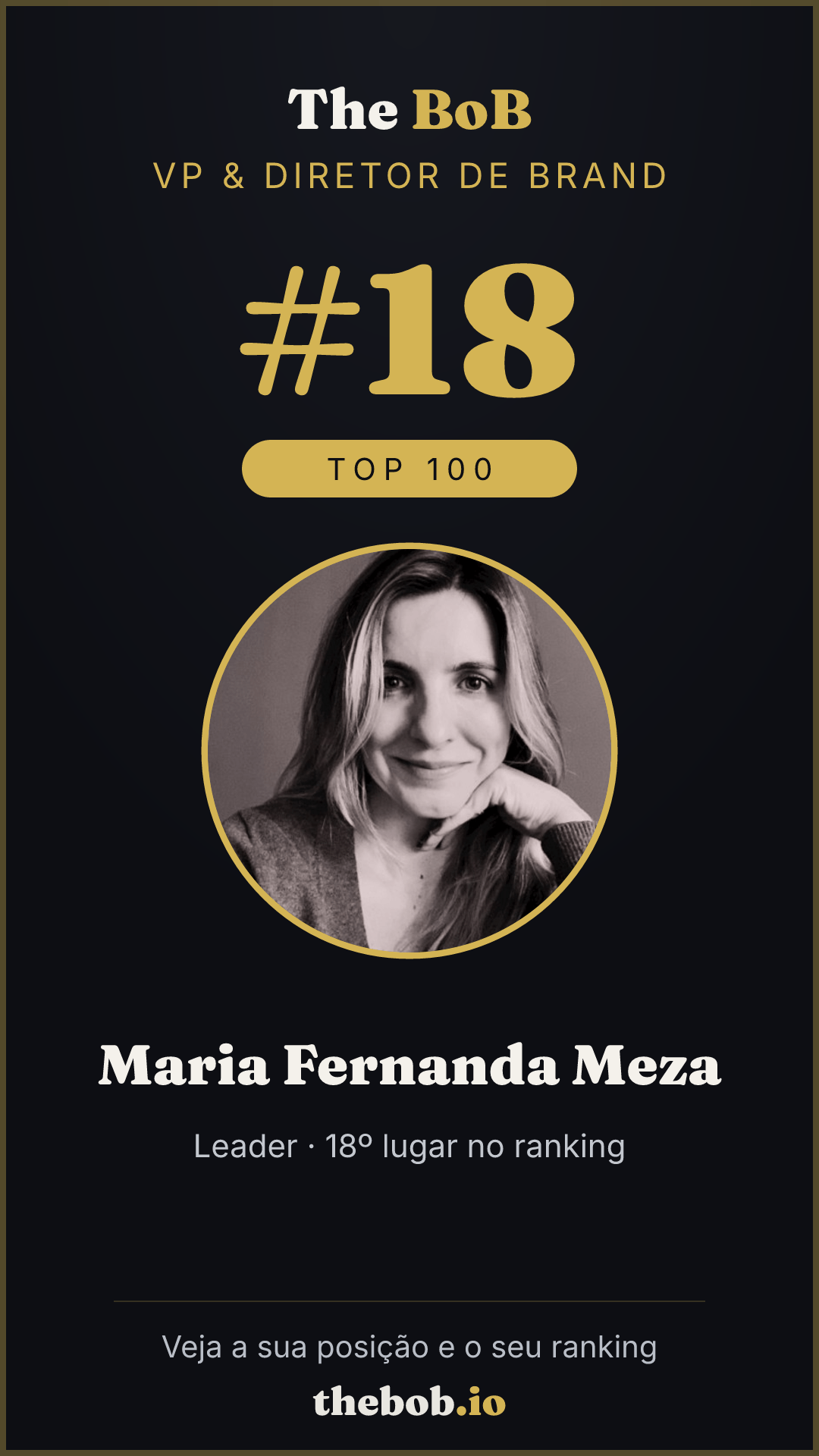 Selo The BoB · Maria Fernanda Meza