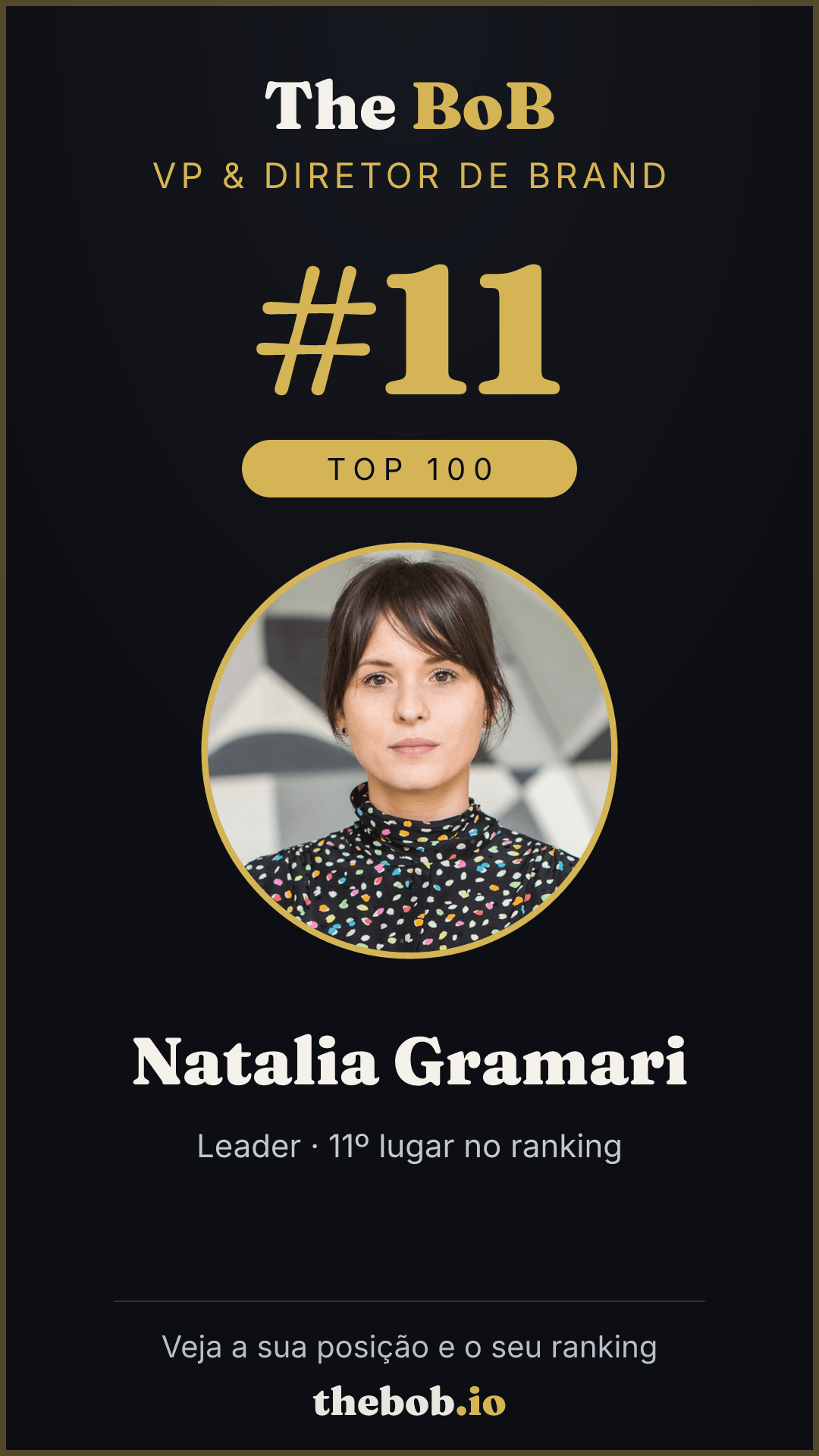 Selo The BoB · Natalia Gramari