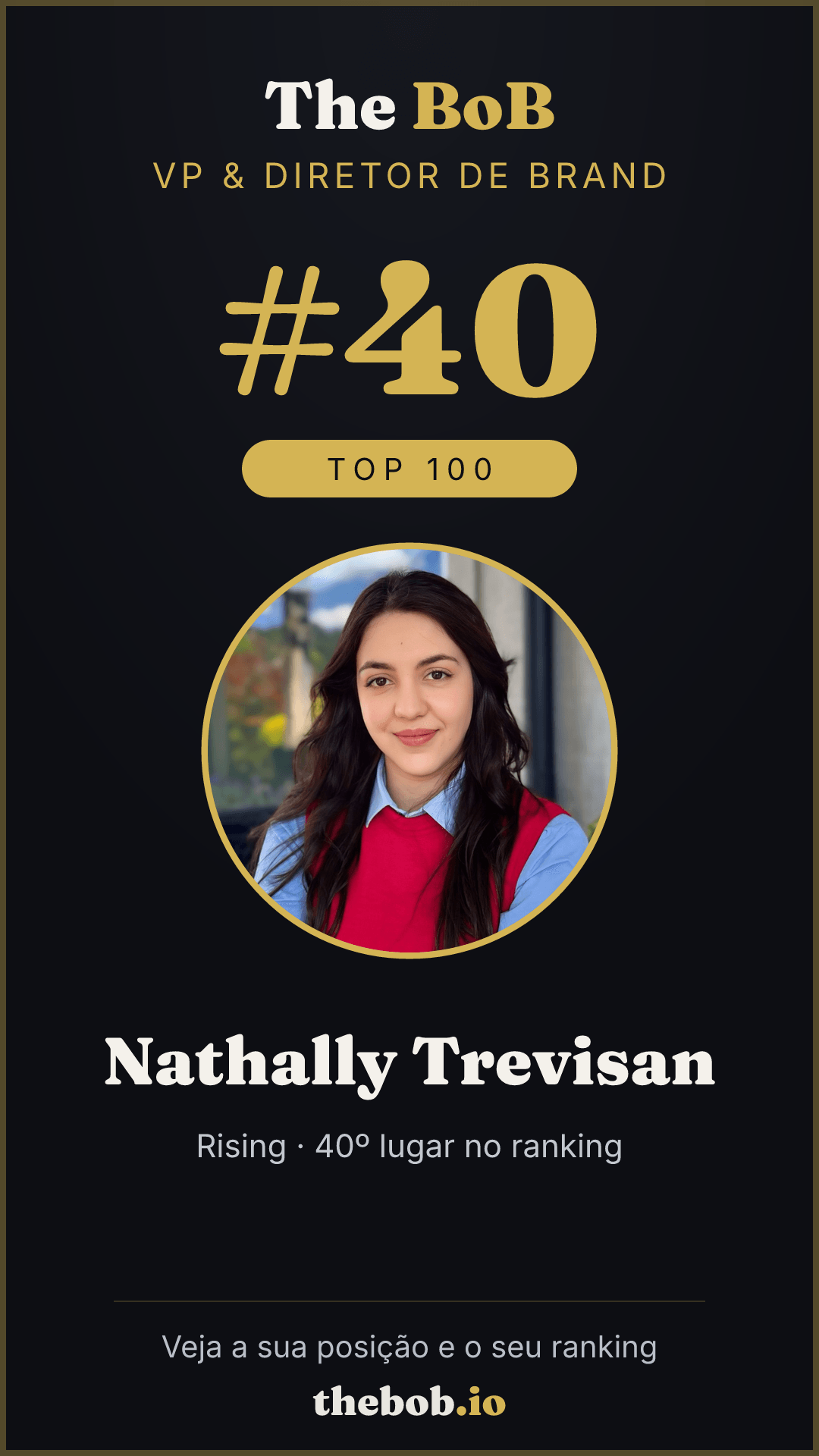 Selo The BoB · Nathally Trevisan
