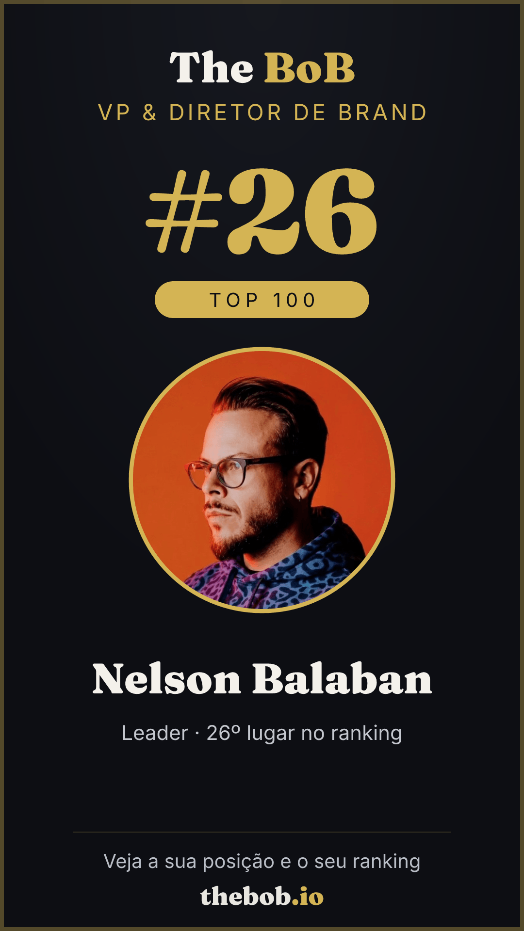 Selo The BoB · Nelson Balaban