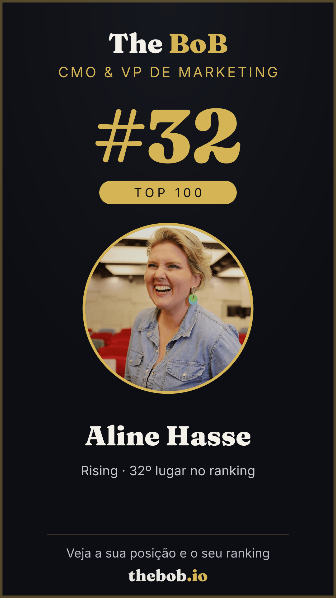 Selo The BoB · Aline Hasse