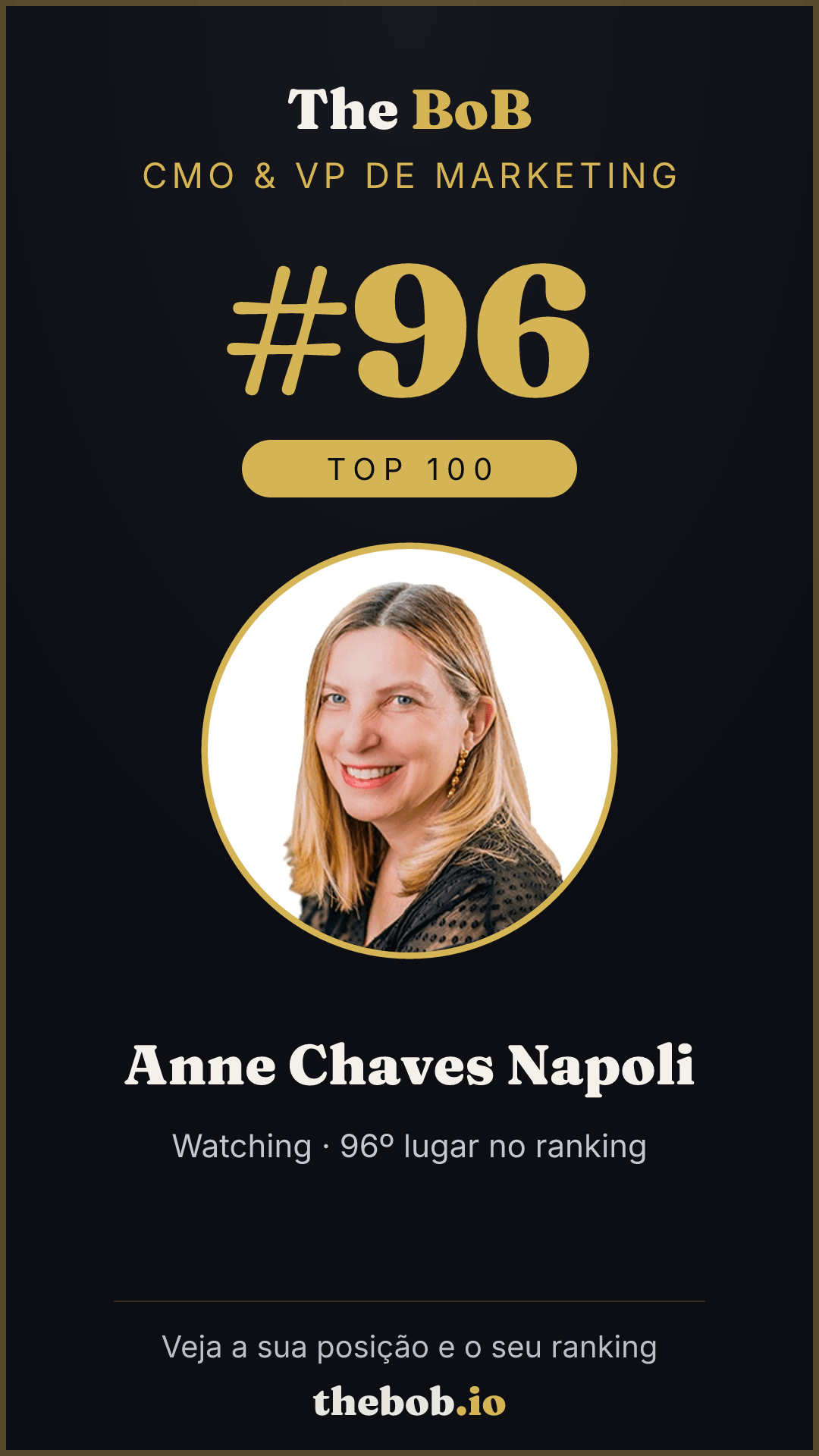 Selo The BoB · Anne Chaves Napoli