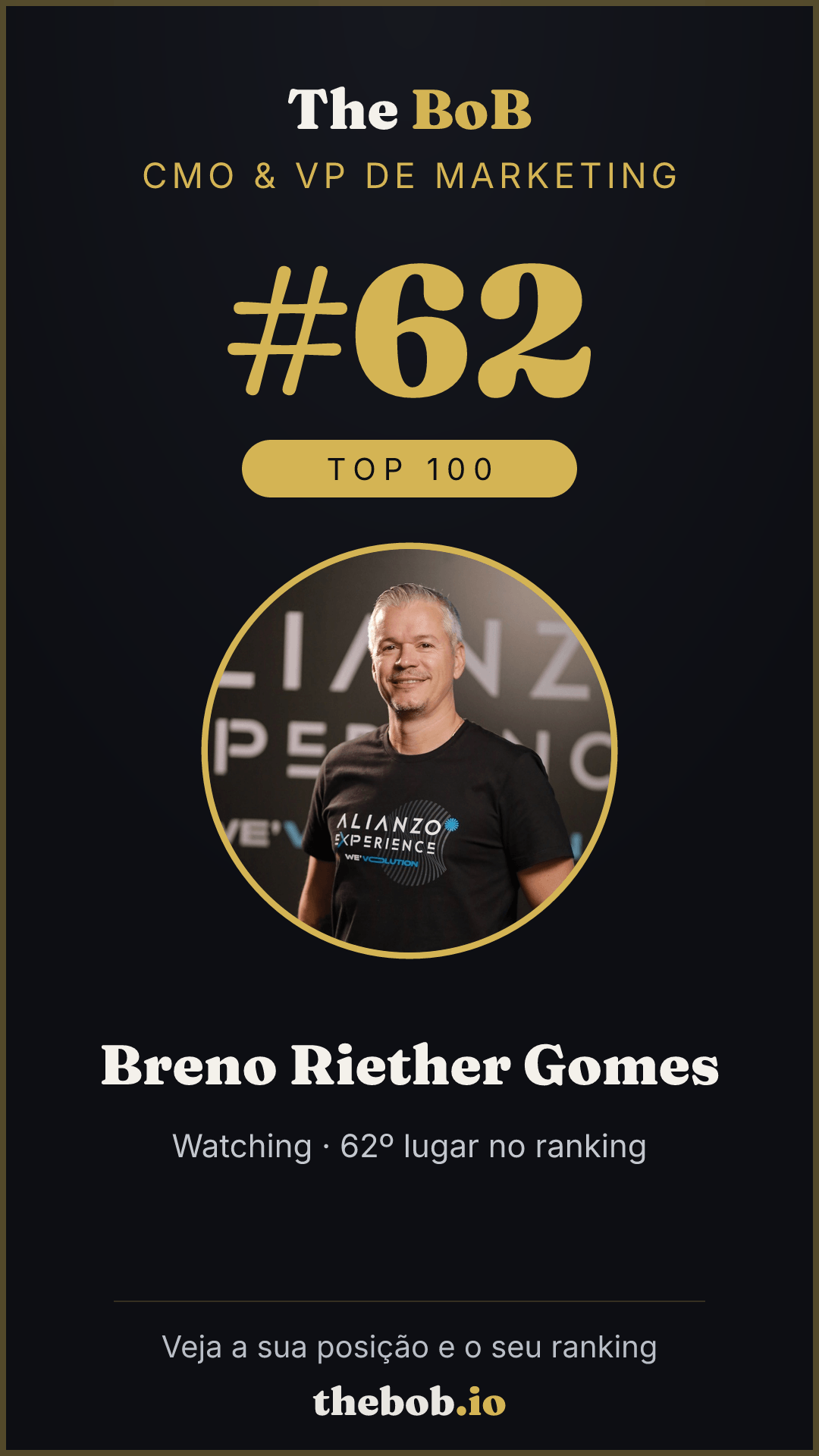 Selo The BoB · Breno Riether Gomes