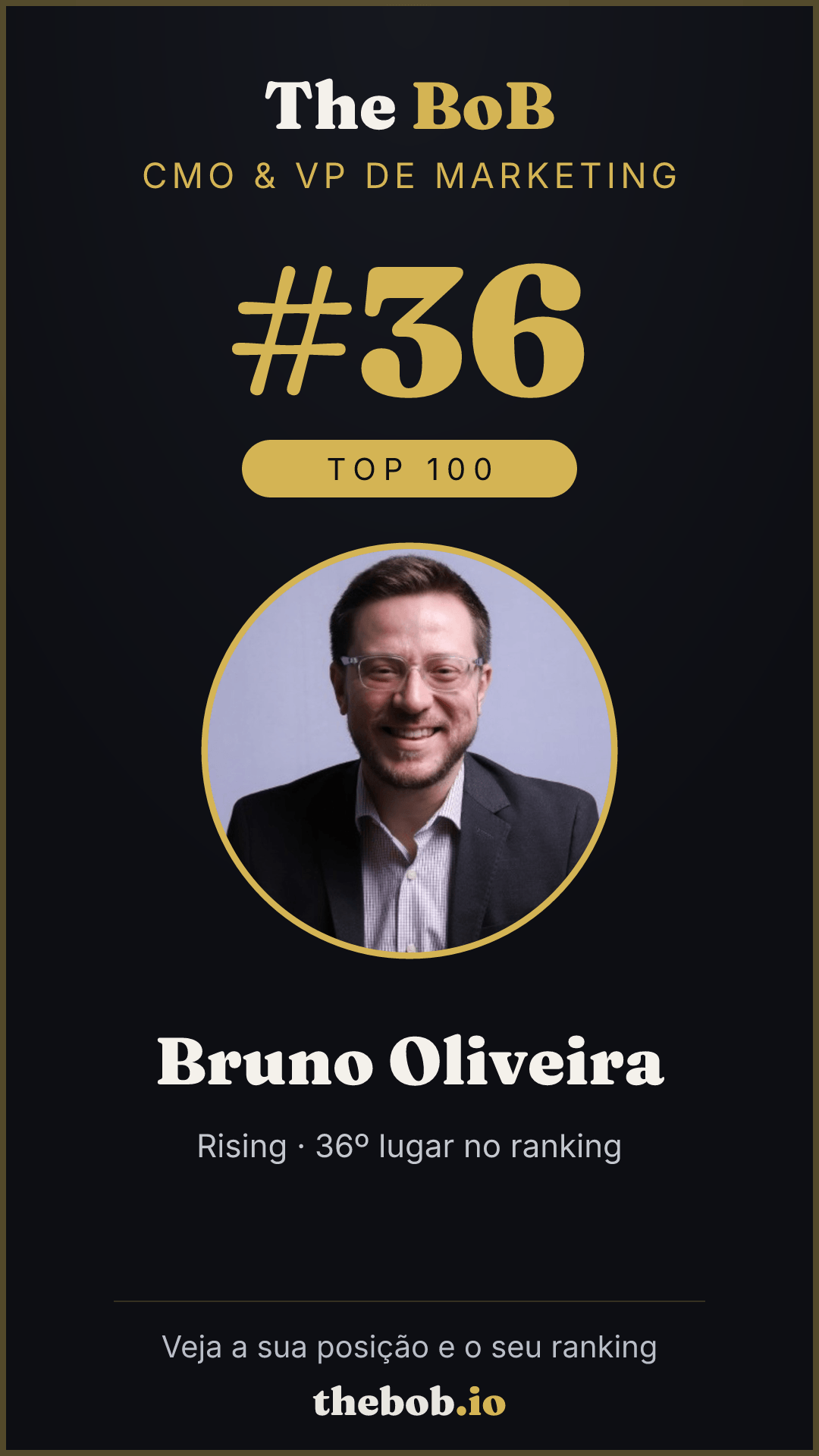 Selo The BoB · Bruno Oliveira