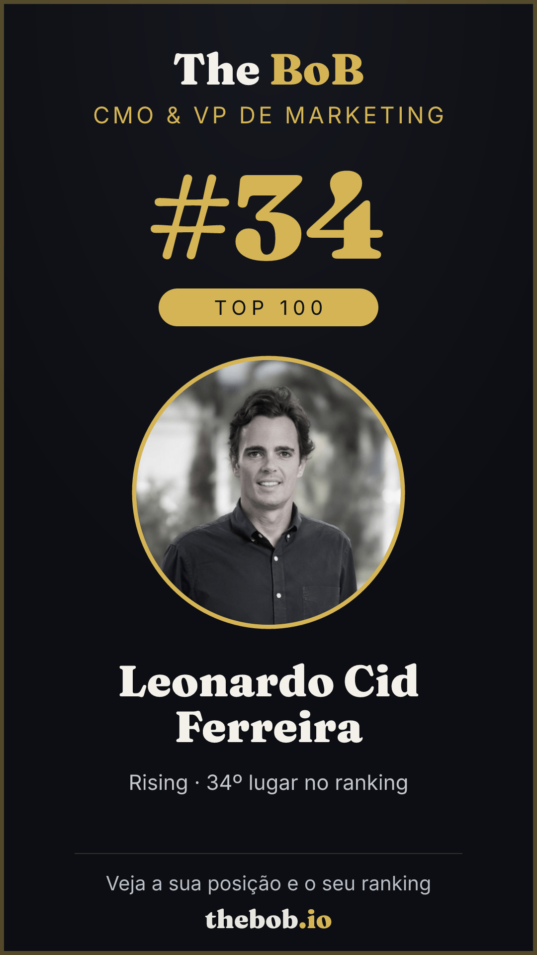 Selo The BoB · Leonardo Cid Ferreira