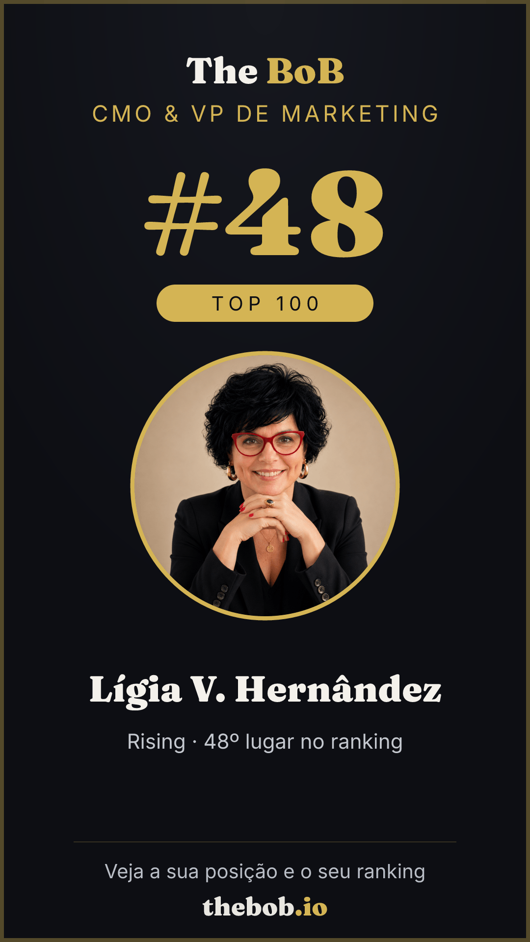 Selo The BoB · Lígia V. Hernândez