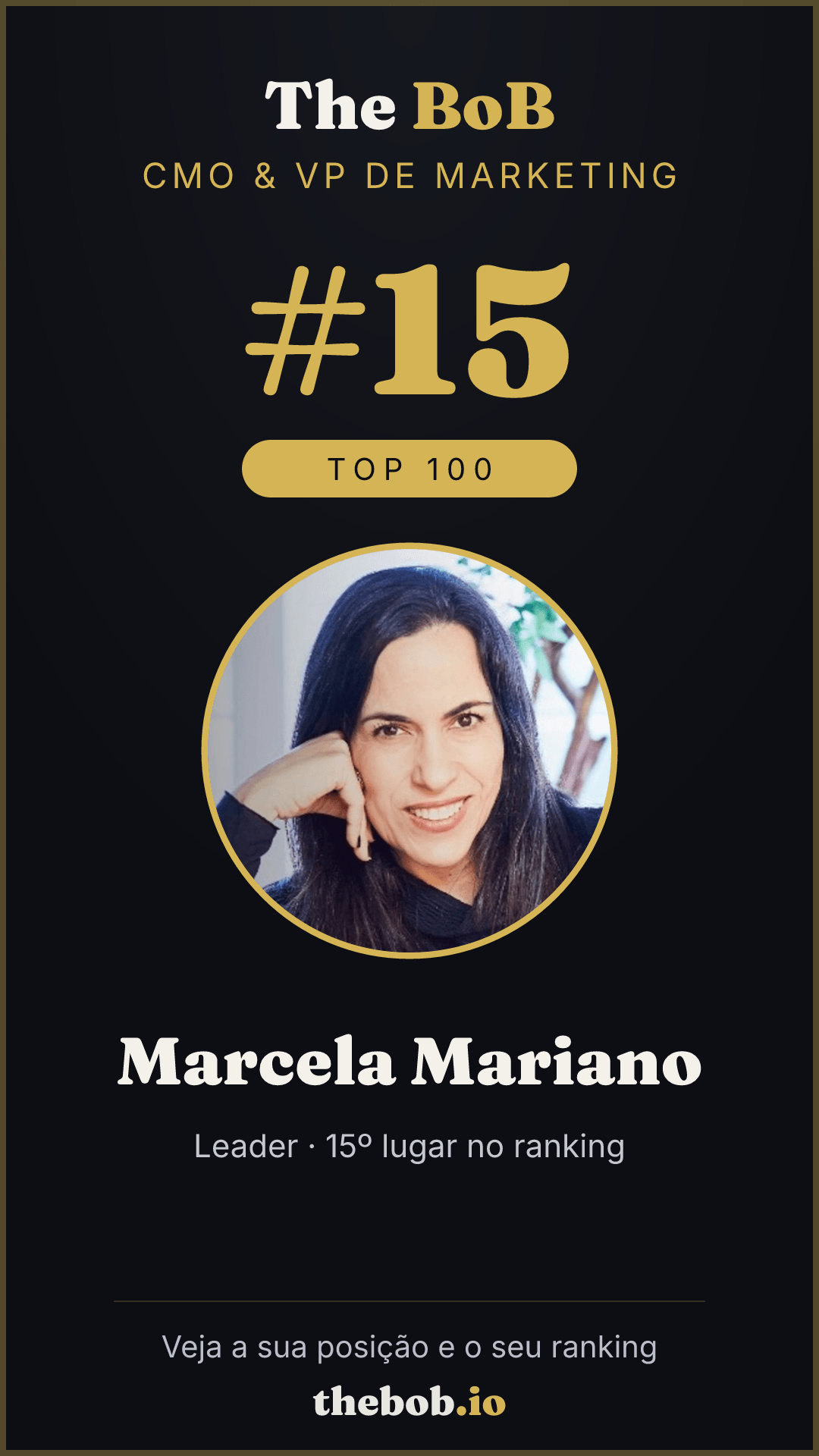 Selo The BoB · Marcela Mariano