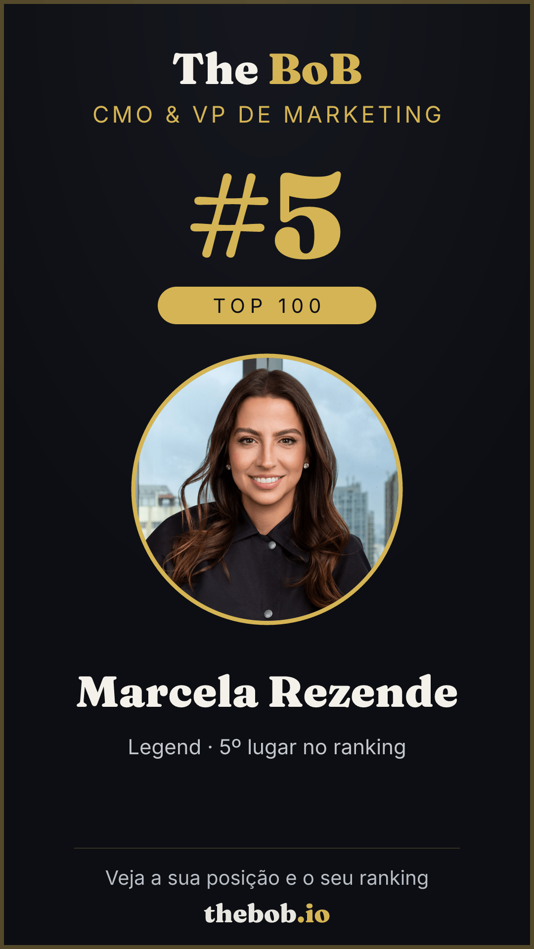 Selo The BoB · Marcela Rezende