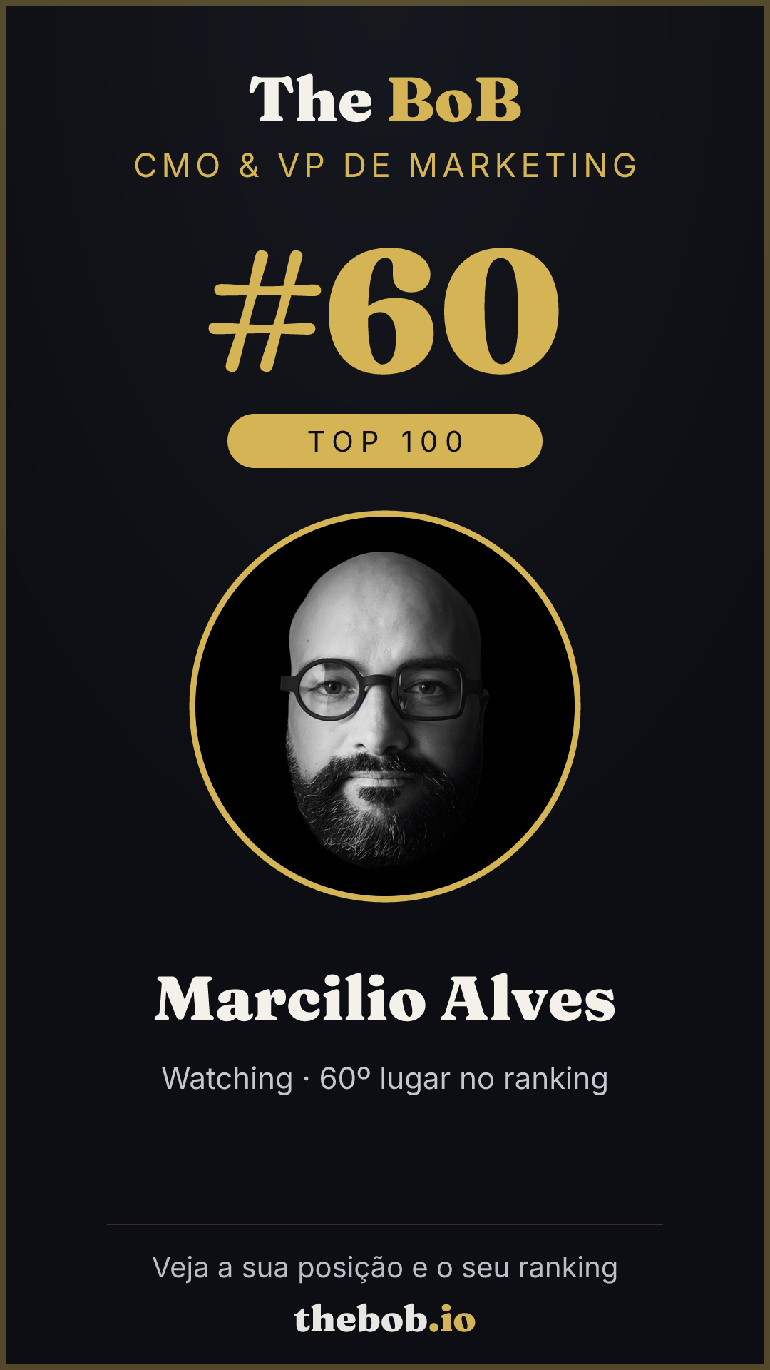 Selo The BoB · Marcilio Alves
