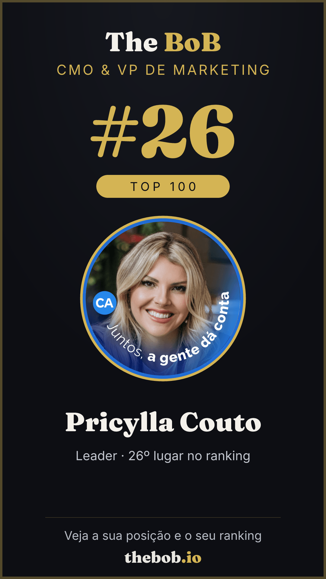 Selo The BoB · Pricylla Couto