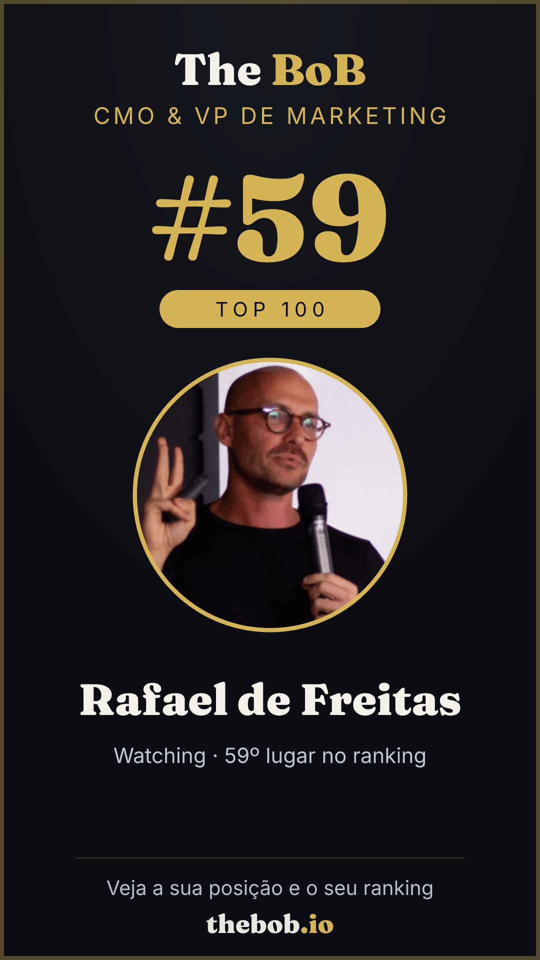 Selo The BoB · Rafael de Freitas
