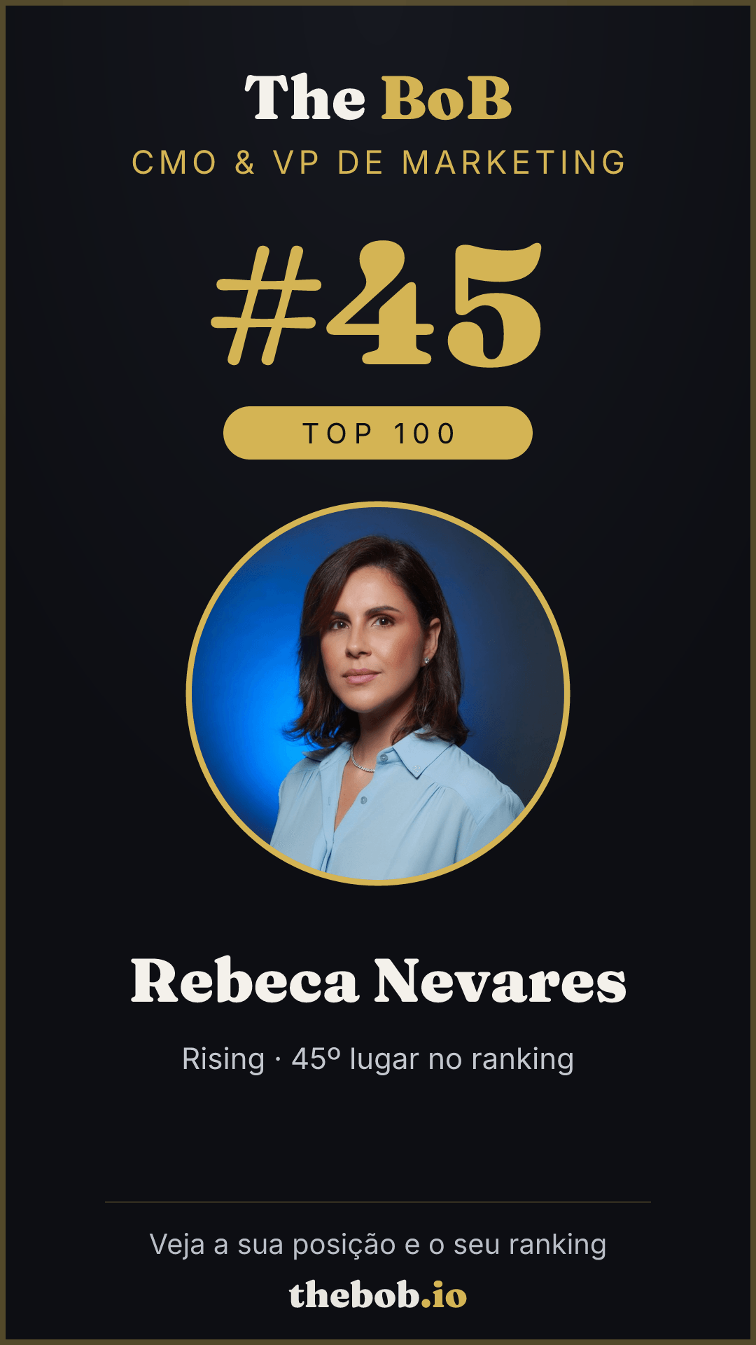 Selo The BoB · Rebeca Nevares