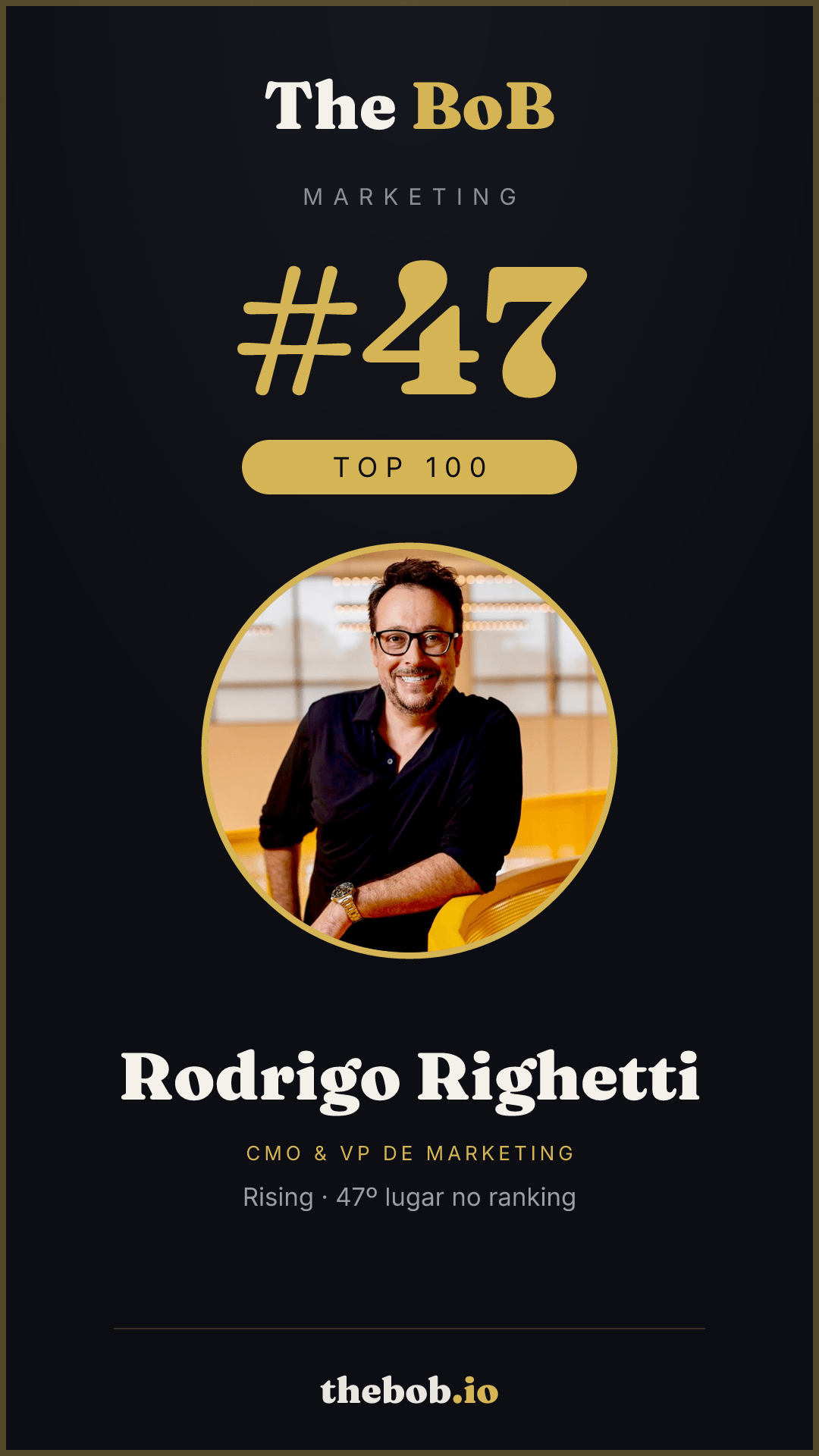 Selo The BoB · Rodrigo Righetti