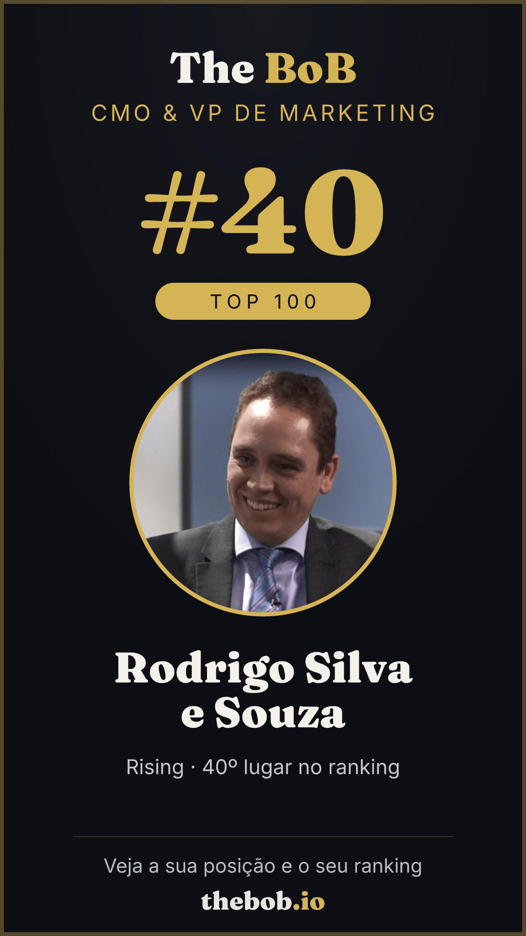 Selo The BoB · Rodrigo Silva e Souza