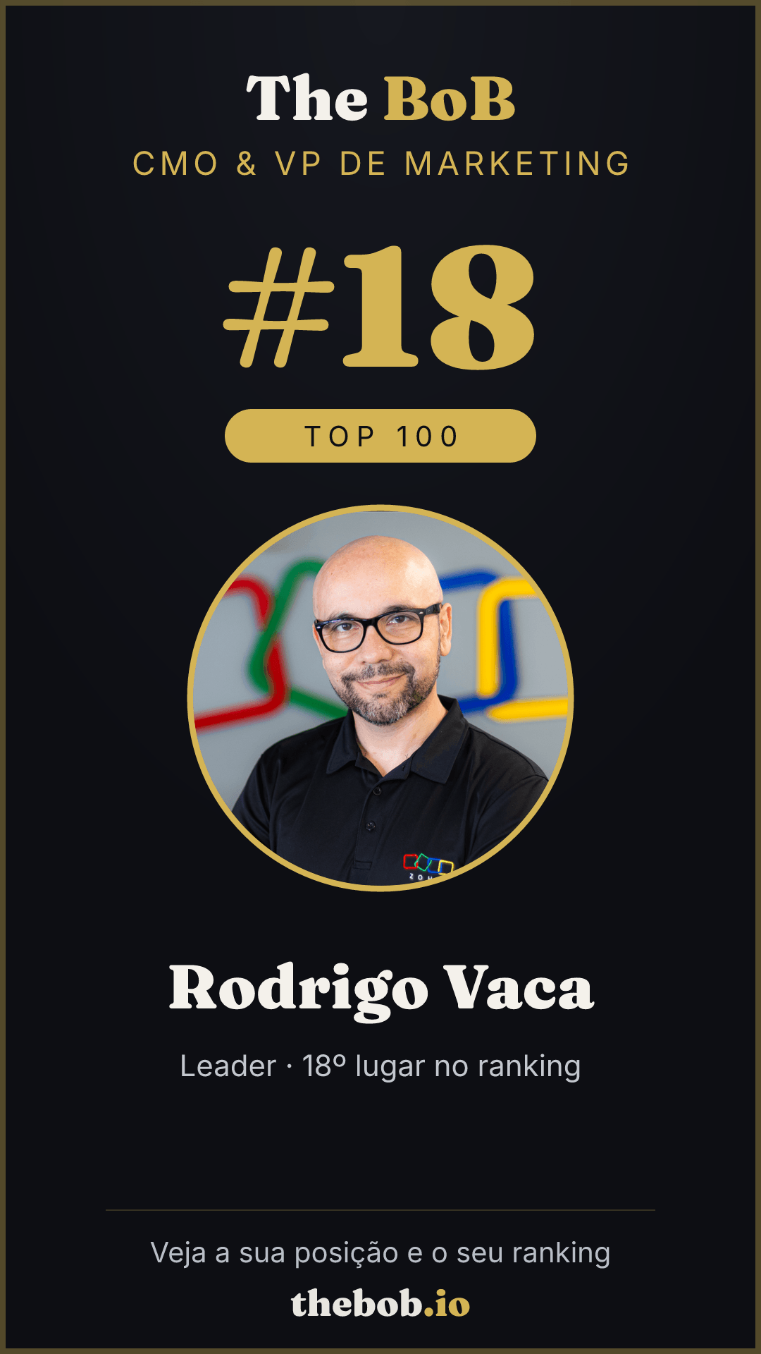 Selo The BoB · Rodrigo Vaca