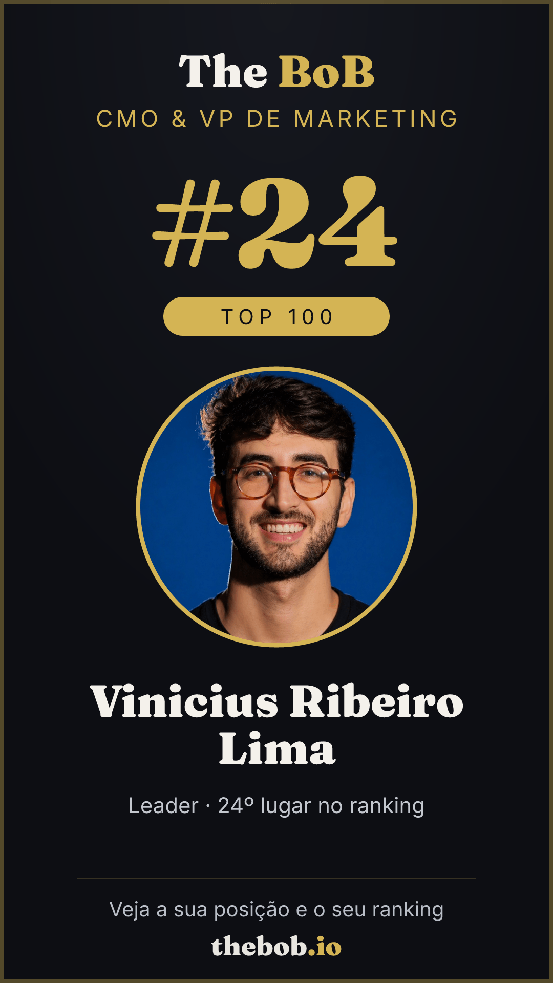 Selo The BoB · Vinicius Ribeiro Lima