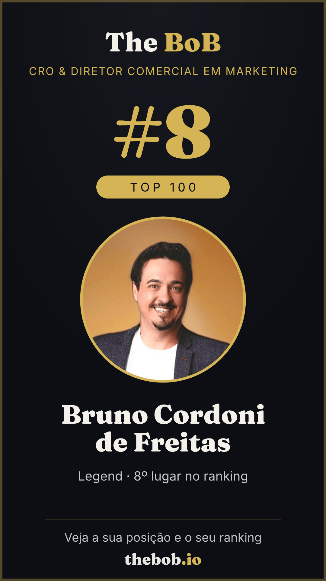 Selo The BoB · Bruno Cordoni de Freitas