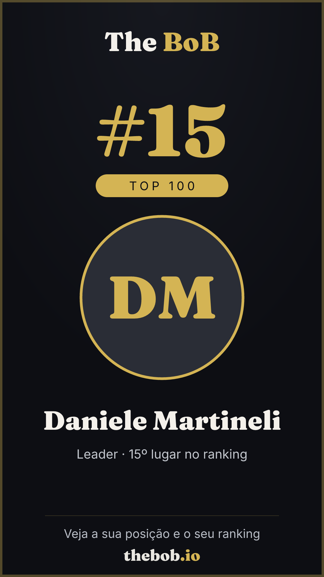 Selo The BoB · Daniele Martineli