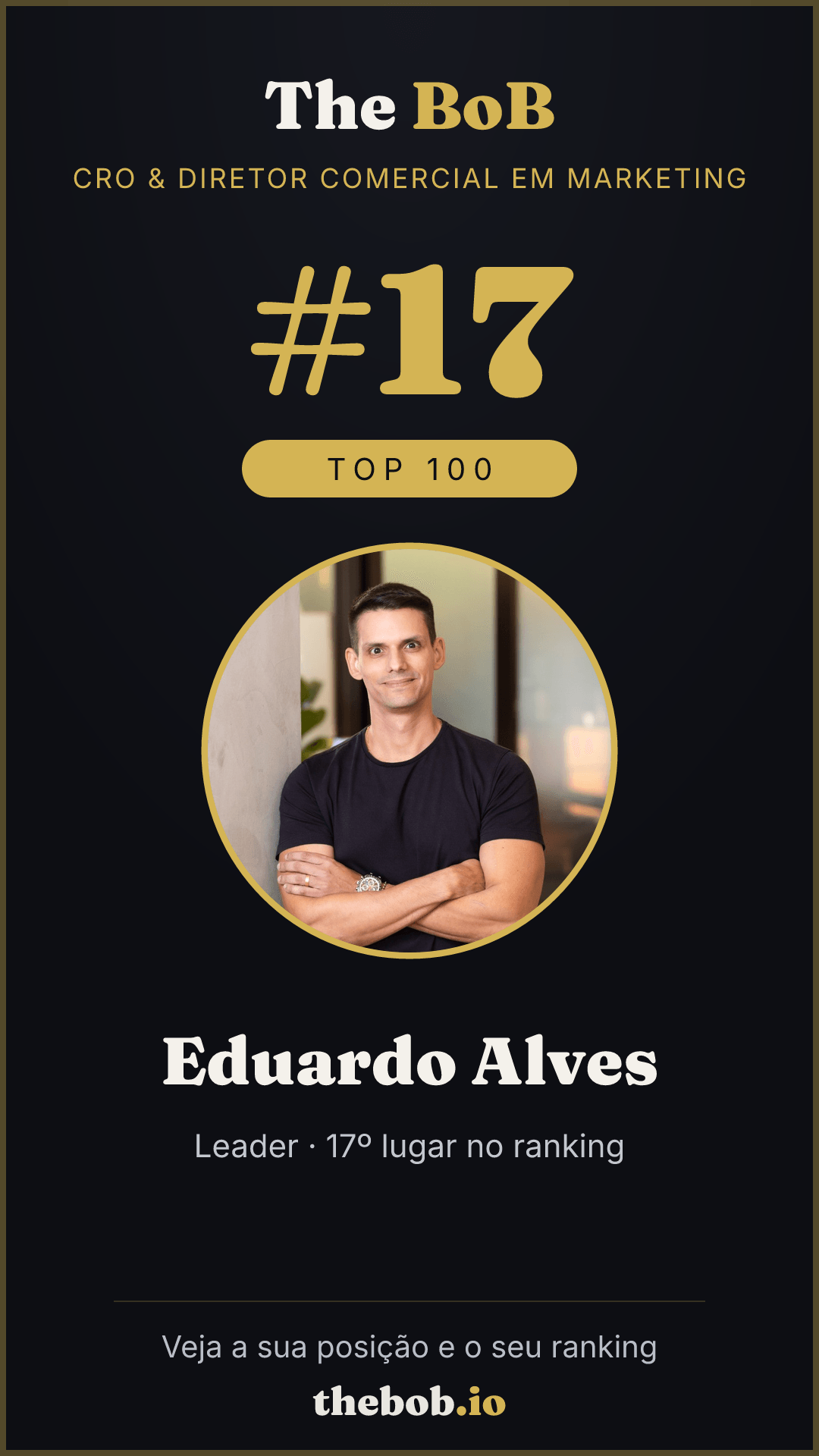 Selo The BoB · Eduardo Alves