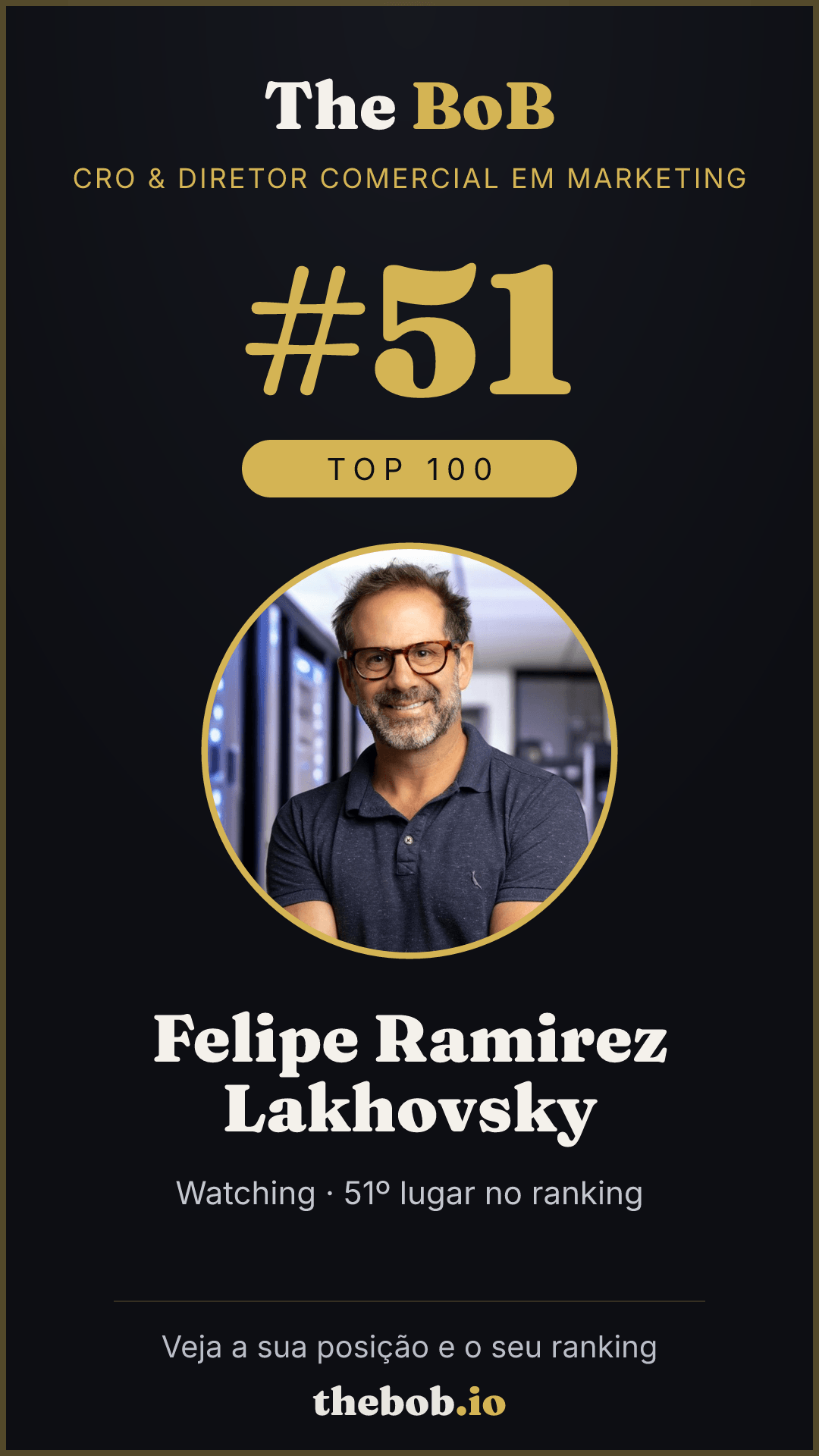 Selo The BoB · Felipe Ramirez Lakhovsky