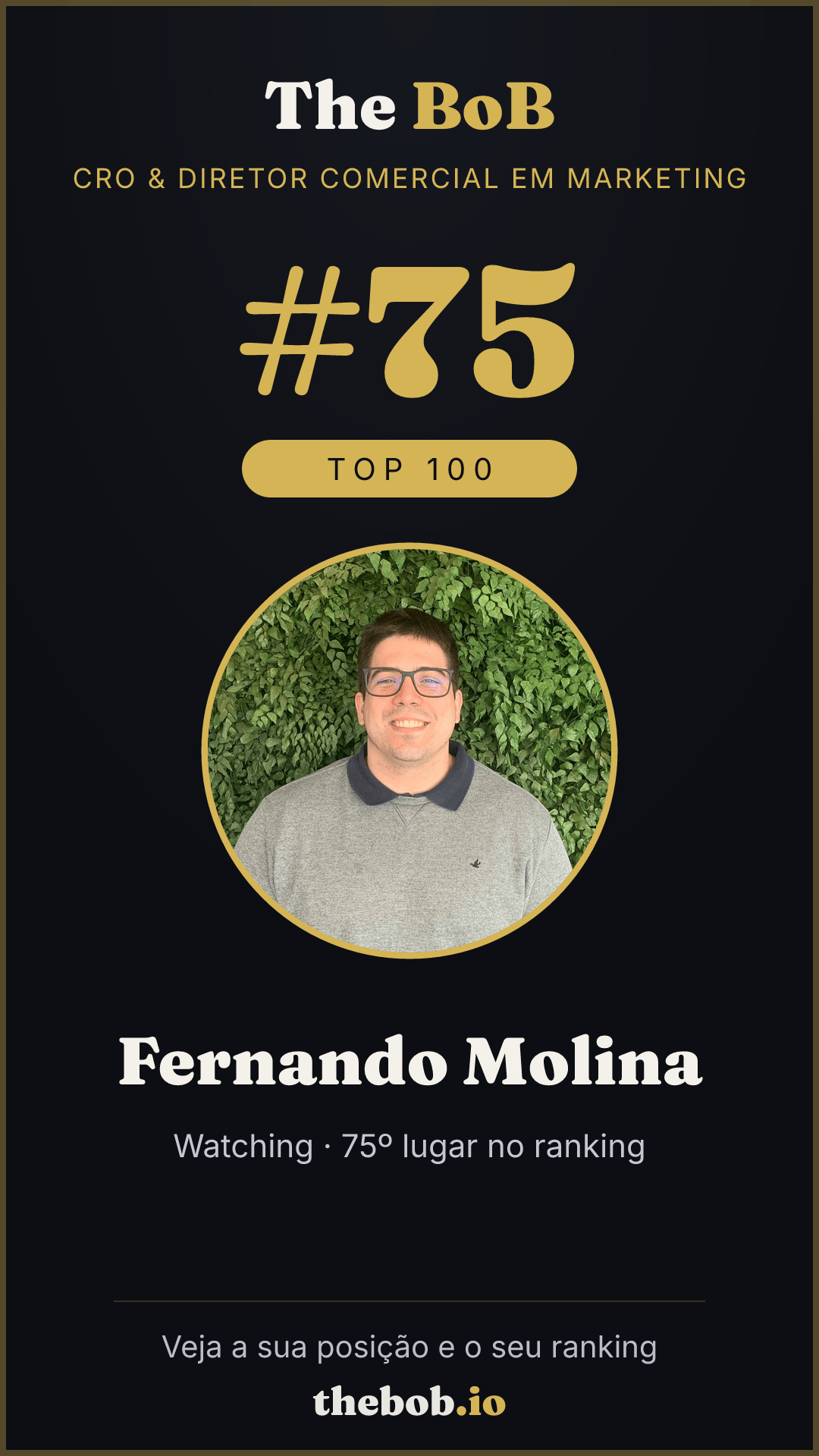 Selo The BoB · Fernando Molina