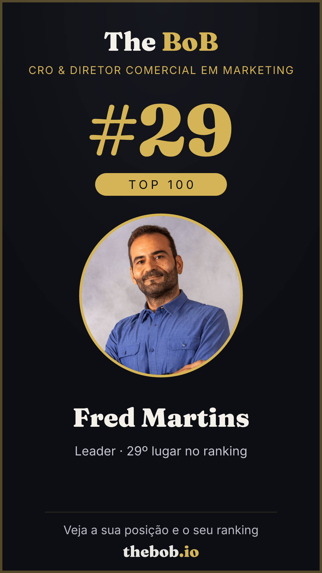 Selo The BoB · Fred Martins