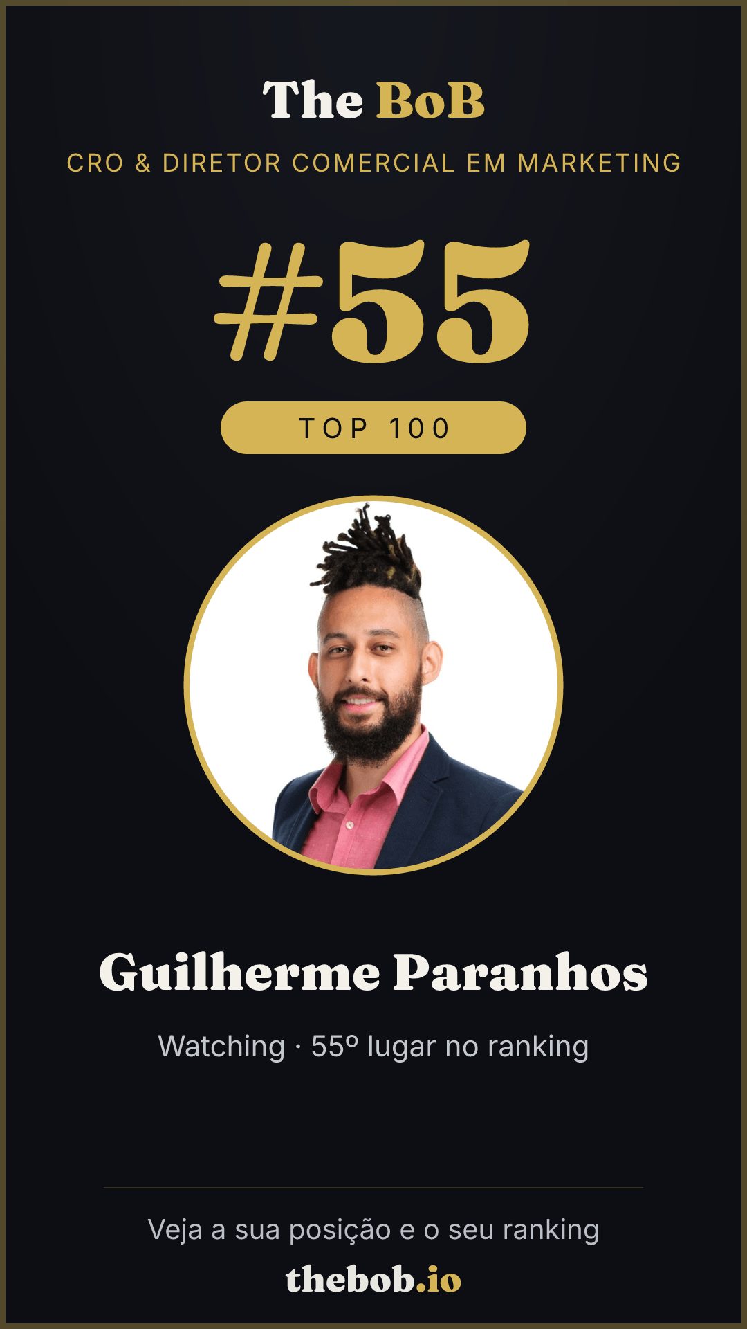Selo The BoB · Guilherme Paranhos