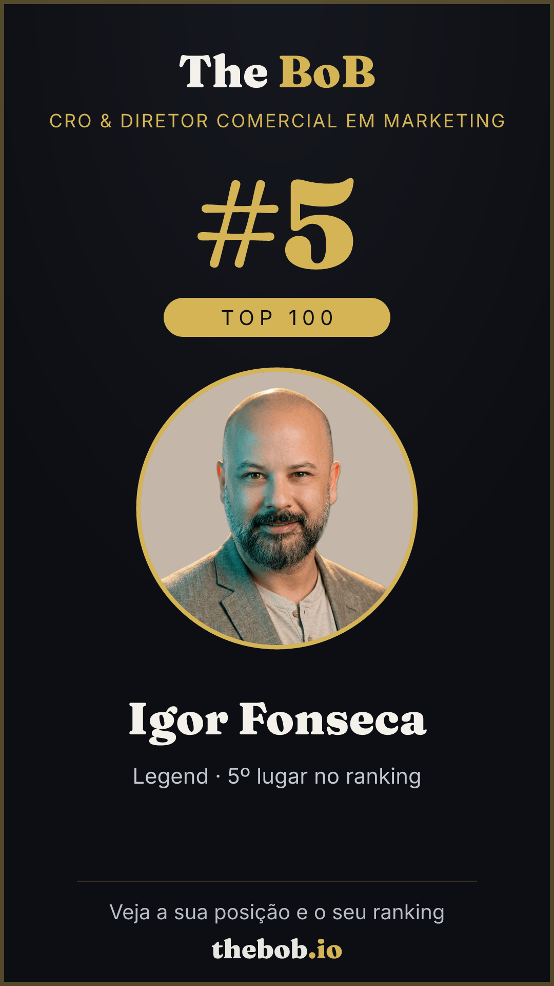 Selo The BoB · Igor Fonseca