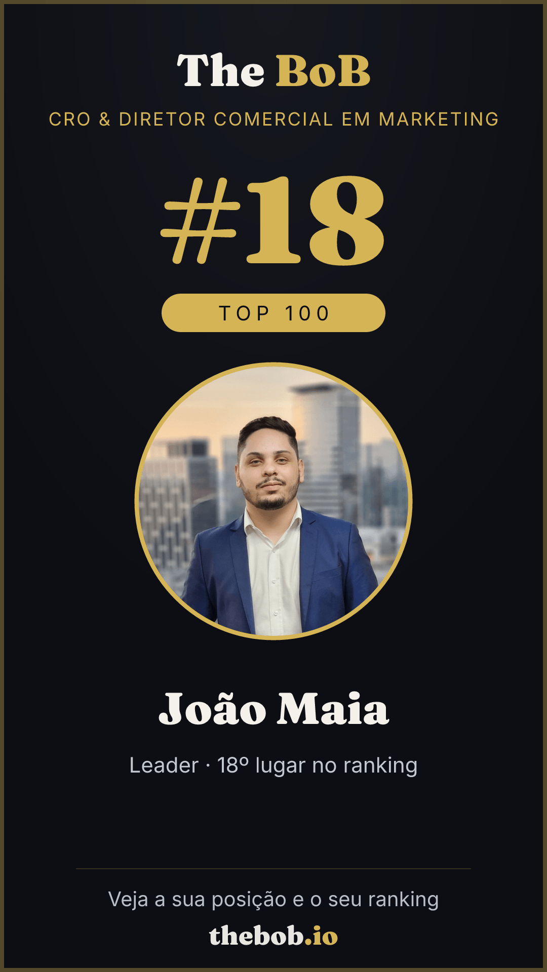 Selo The BoB · João Maia
