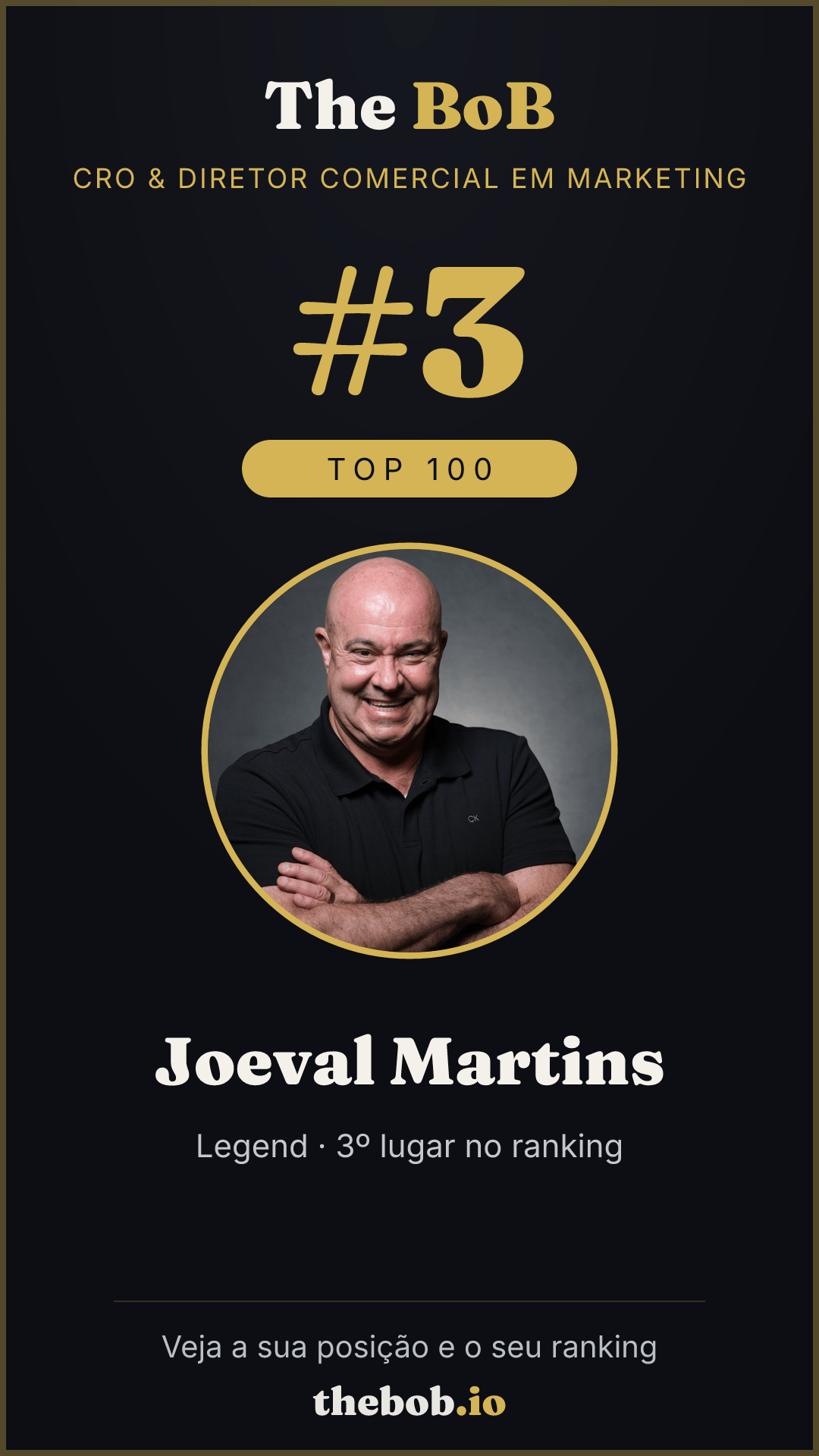 Selo The BoB · Joeval Martins