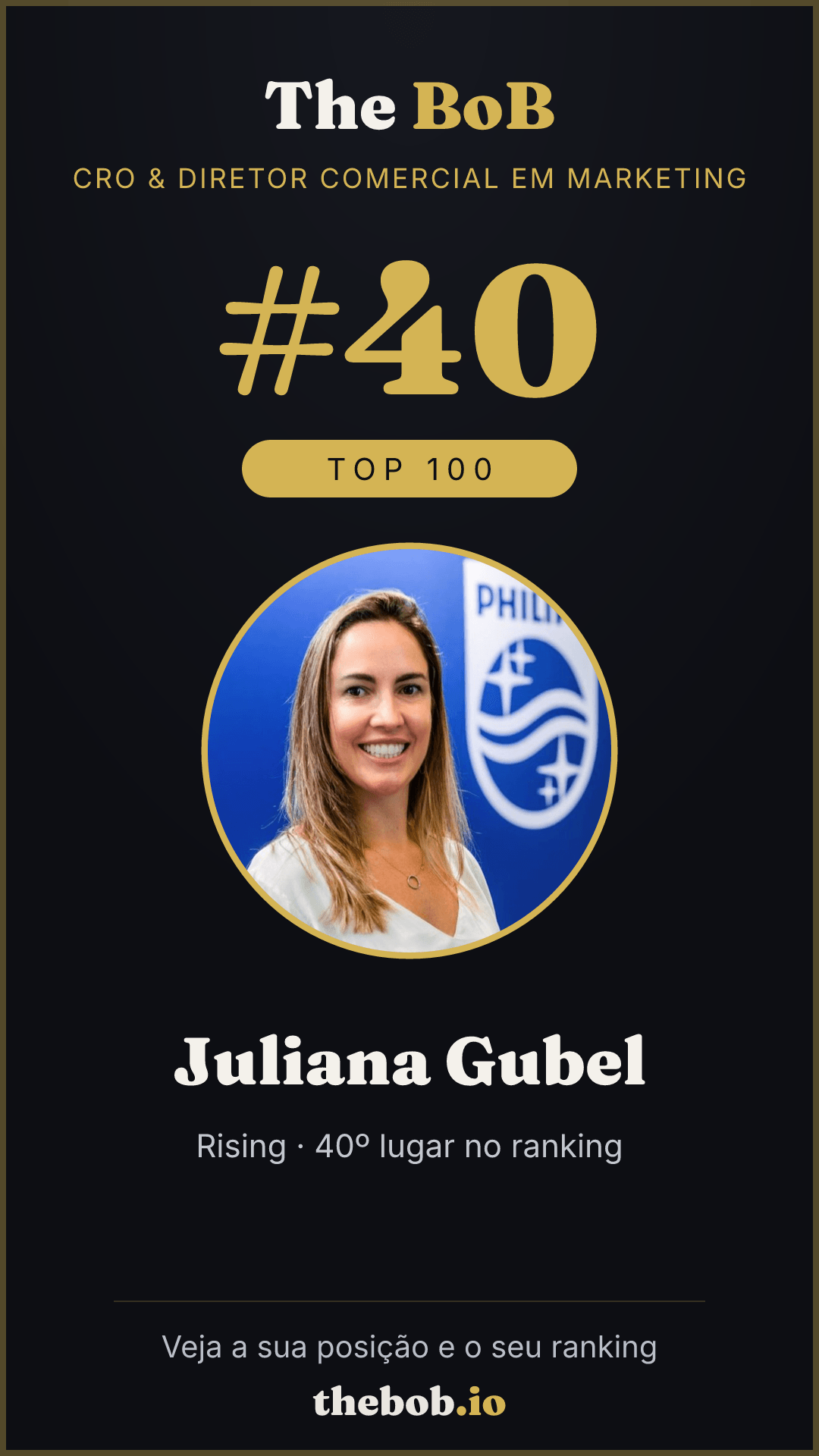 Selo The BoB · Juliana Gubel