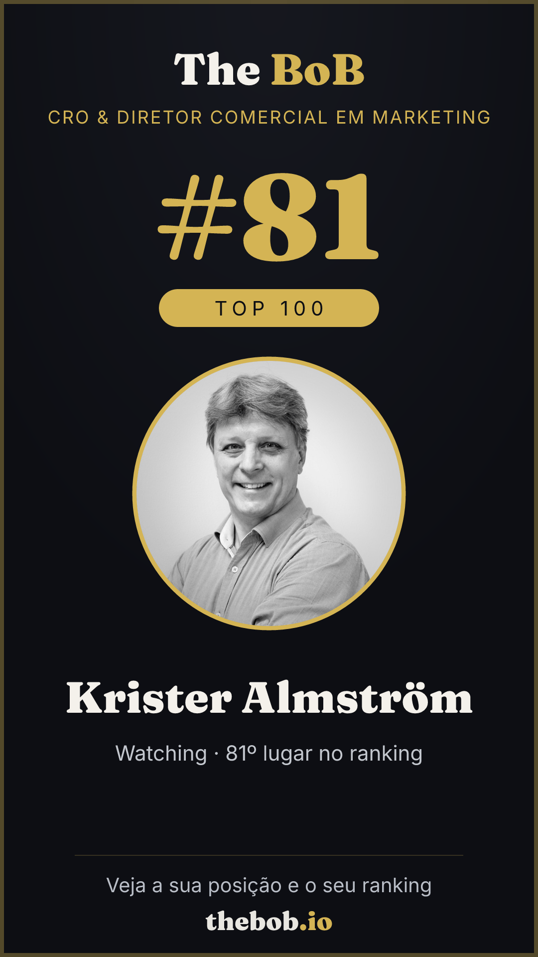 Selo The BoB · Krister Almström