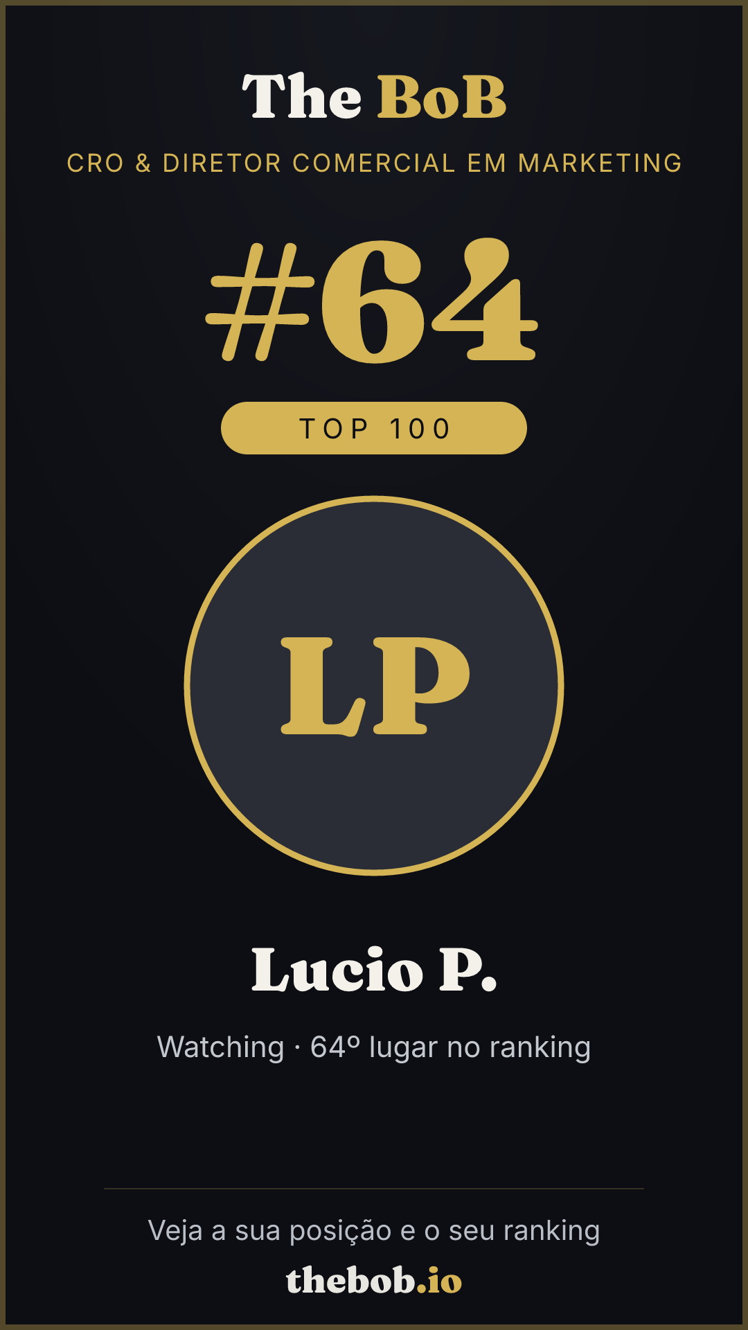 Selo The BoB · Lucio P.