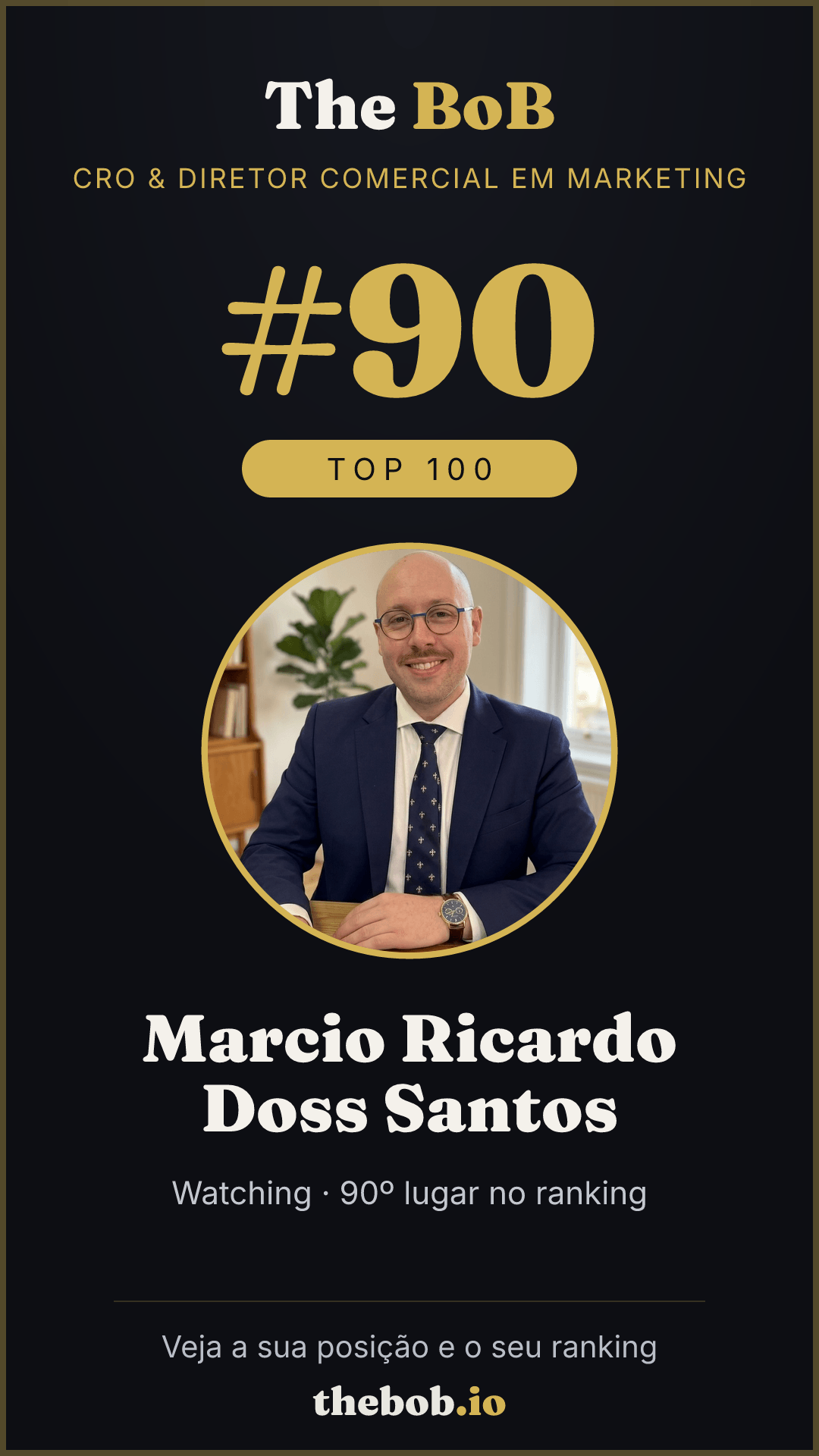 Selo The BoB · Marcio Ricardo Doss Santos