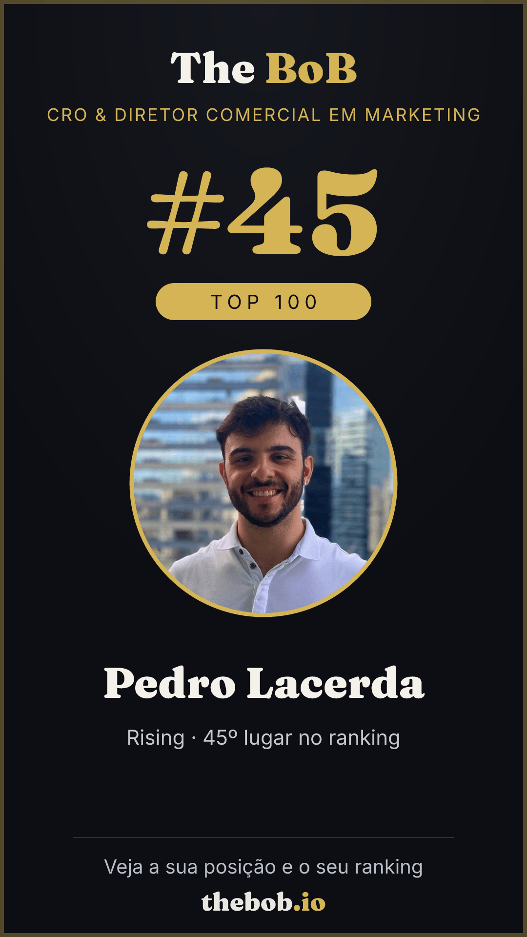 Selo The BoB · Pedro Lacerda