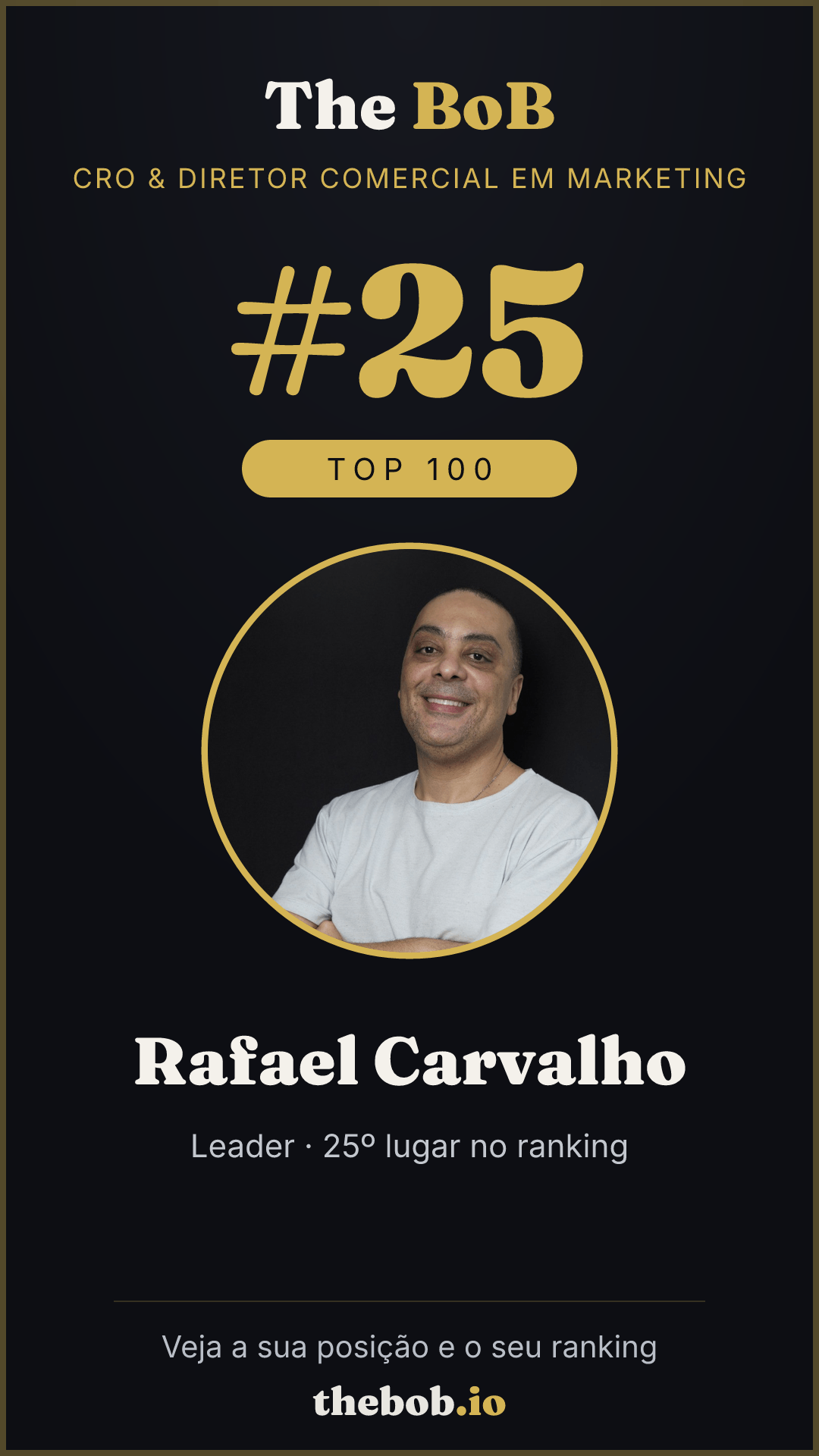 Selo The BoB · Rafael Carvalho