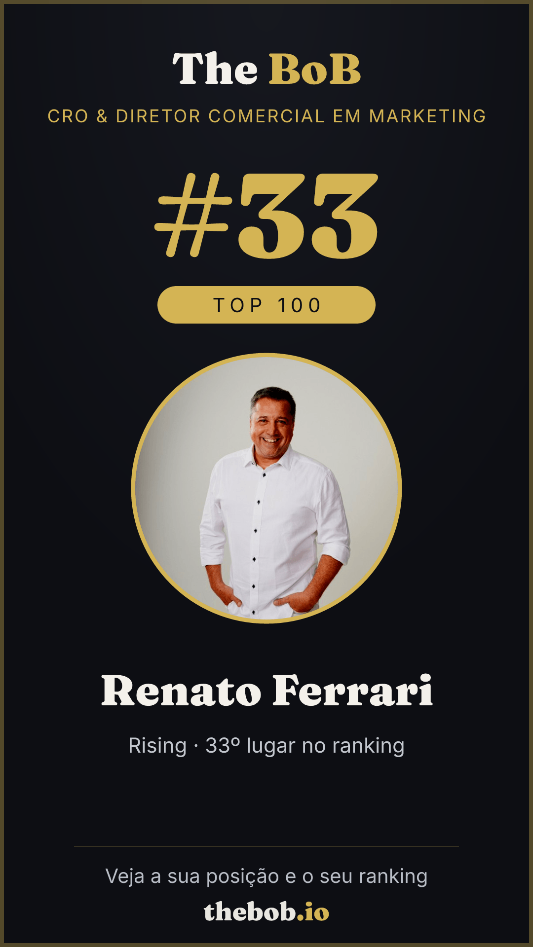 Selo The BoB · Renato Ferrari