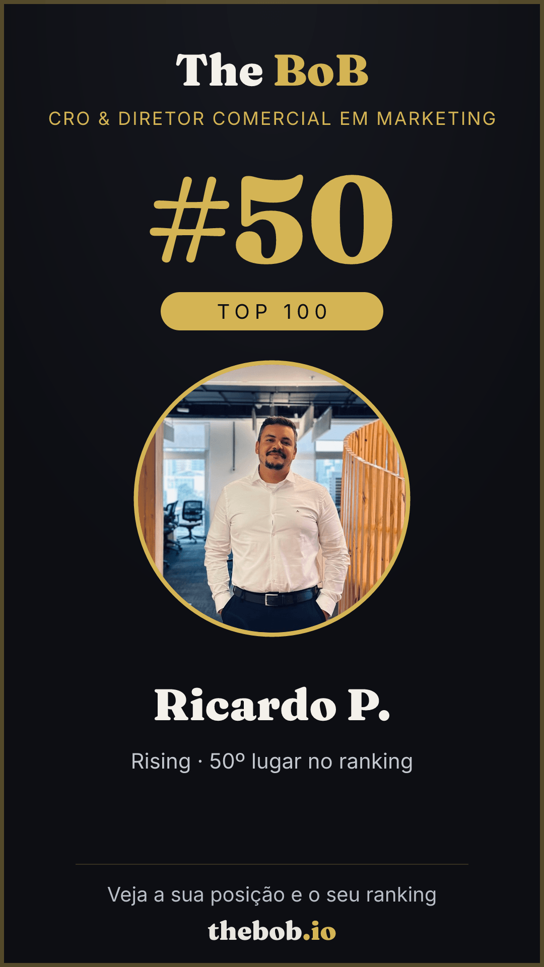 Selo The BoB · Ricardo P.