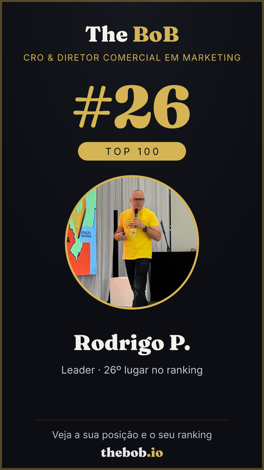 Selo The BoB · Rodrigo P.